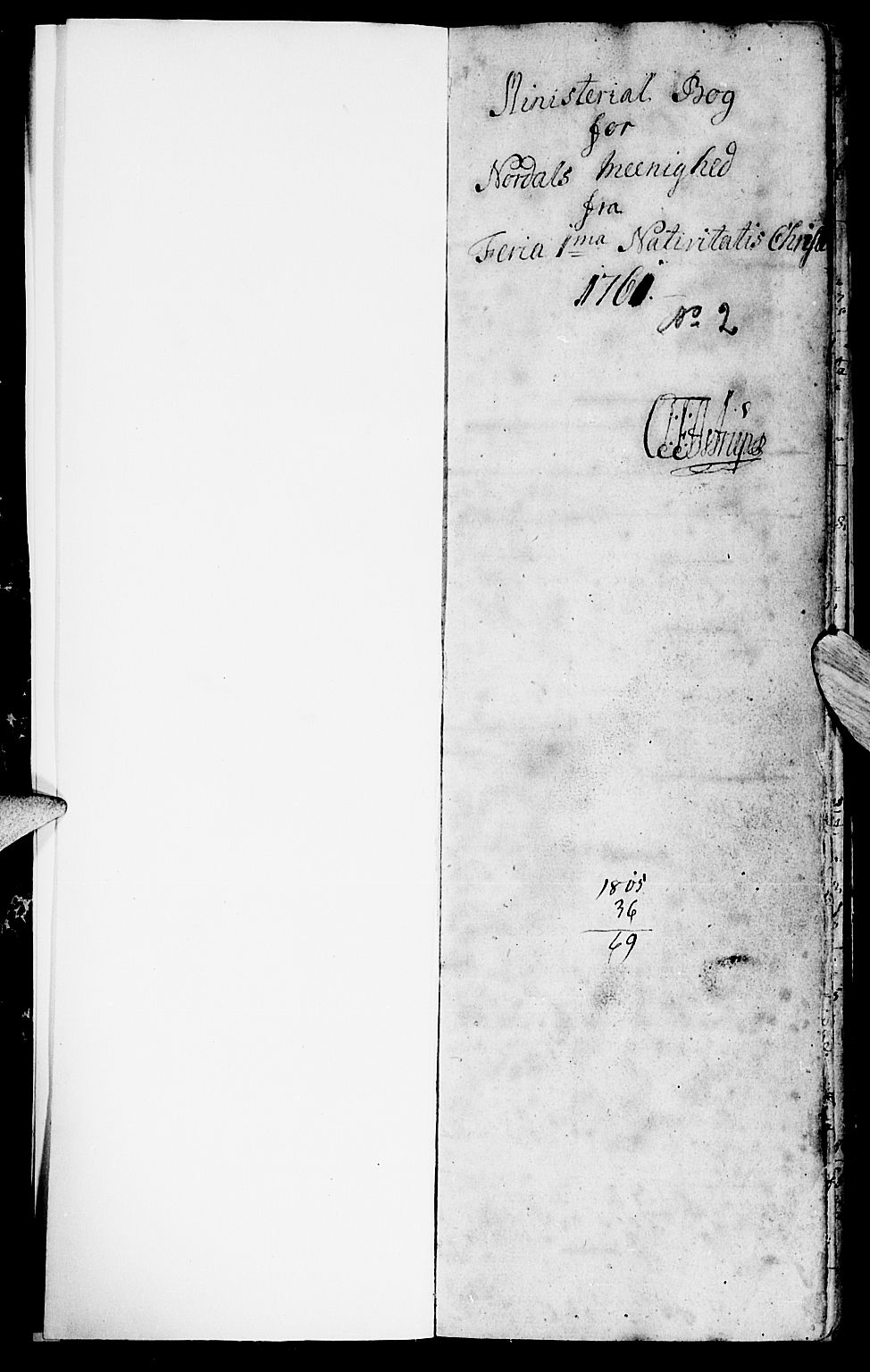 Ministerialprotokoller, klokkerbøker og fødselsregistre - Møre og Romsdal, SAT/A-1454/519/L0243: Parish register (official) no. 519A02, 1760-1770