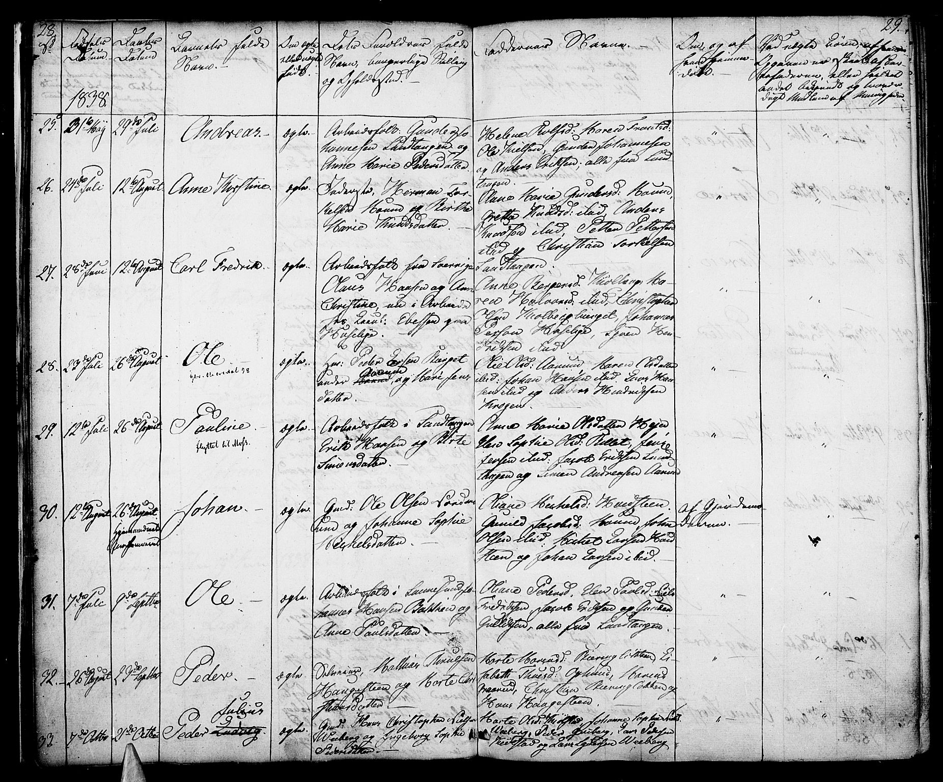 Borge prestekontor Kirkebøker, AV/SAO-A-10903/F/Fa/L0004: Parish register (official) no. I 4, 1836-1848, p. 28-29