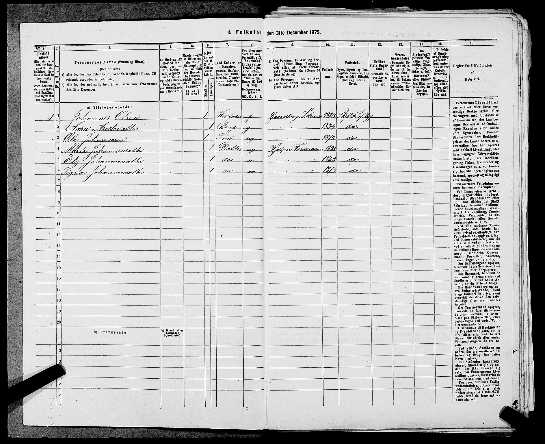 SAST, 1875 census for 1154P Skjold, 1875, p. 386