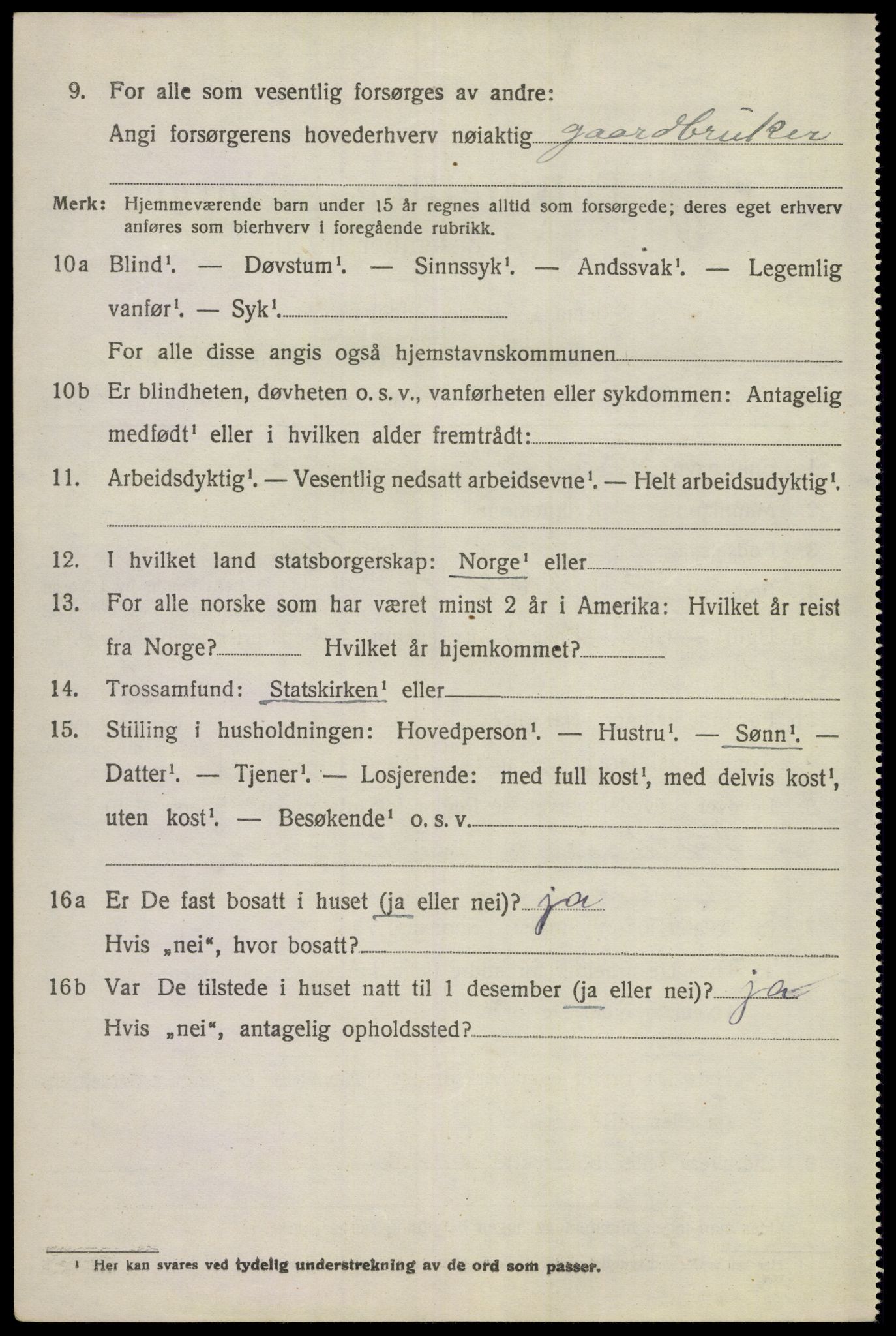 SAKO, 1920 census for Hemsedal, 1920, p. 685