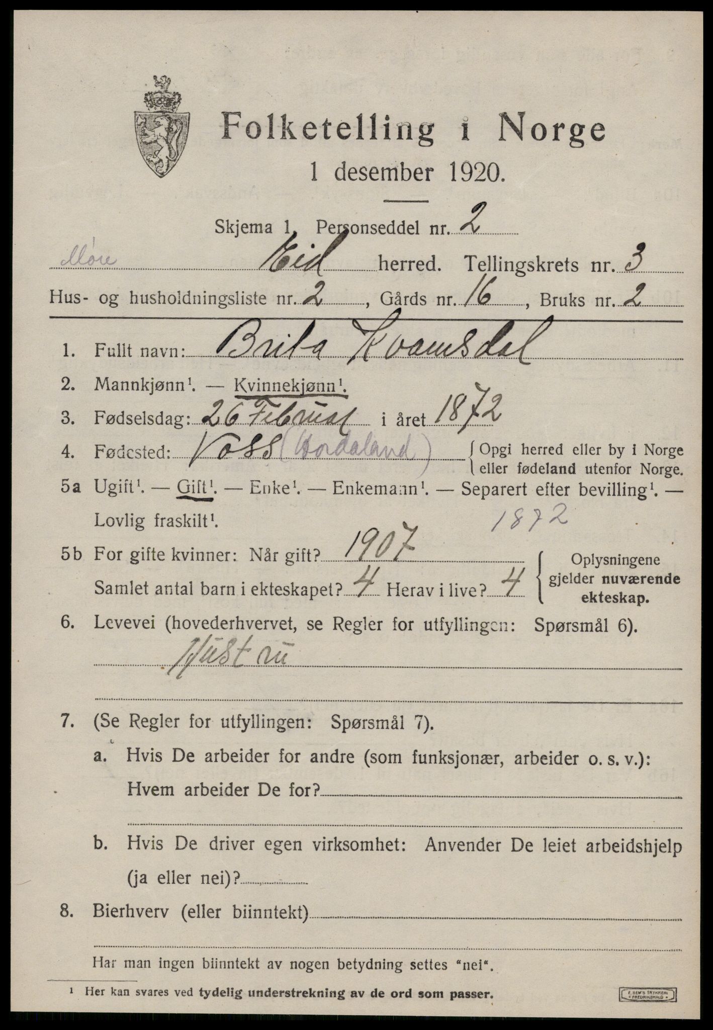 SAT, 1920 census for Eid, 1920, p. 737