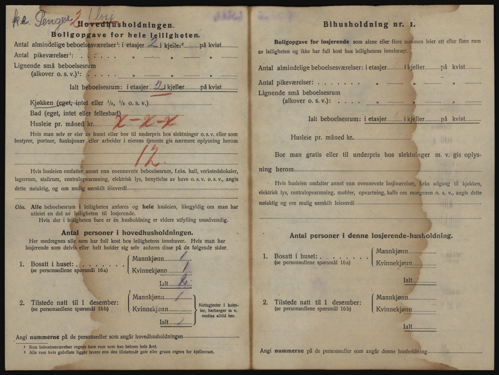 SAO, 1920 census for Son, 1920, p. 309