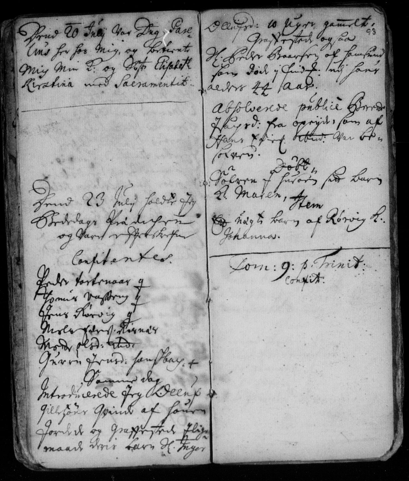 Ministerialprotokoller, klokkerbøker og fødselsregistre - Nordland, AV/SAT-A-1459/859/L0840: Parish register (official) no. 859A00, 1708-1738, p. 93