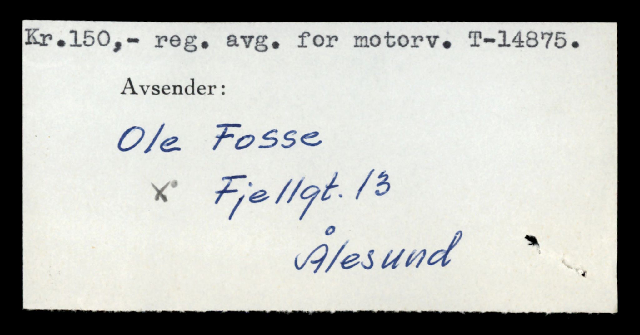 Møre og Romsdal vegkontor - Ålesund trafikkstasjon, AV/SAT-A-4099/F/Fe/L0049: Registreringskort for kjøretøy T 14864 - T 18613, 1927-1998, p. 300