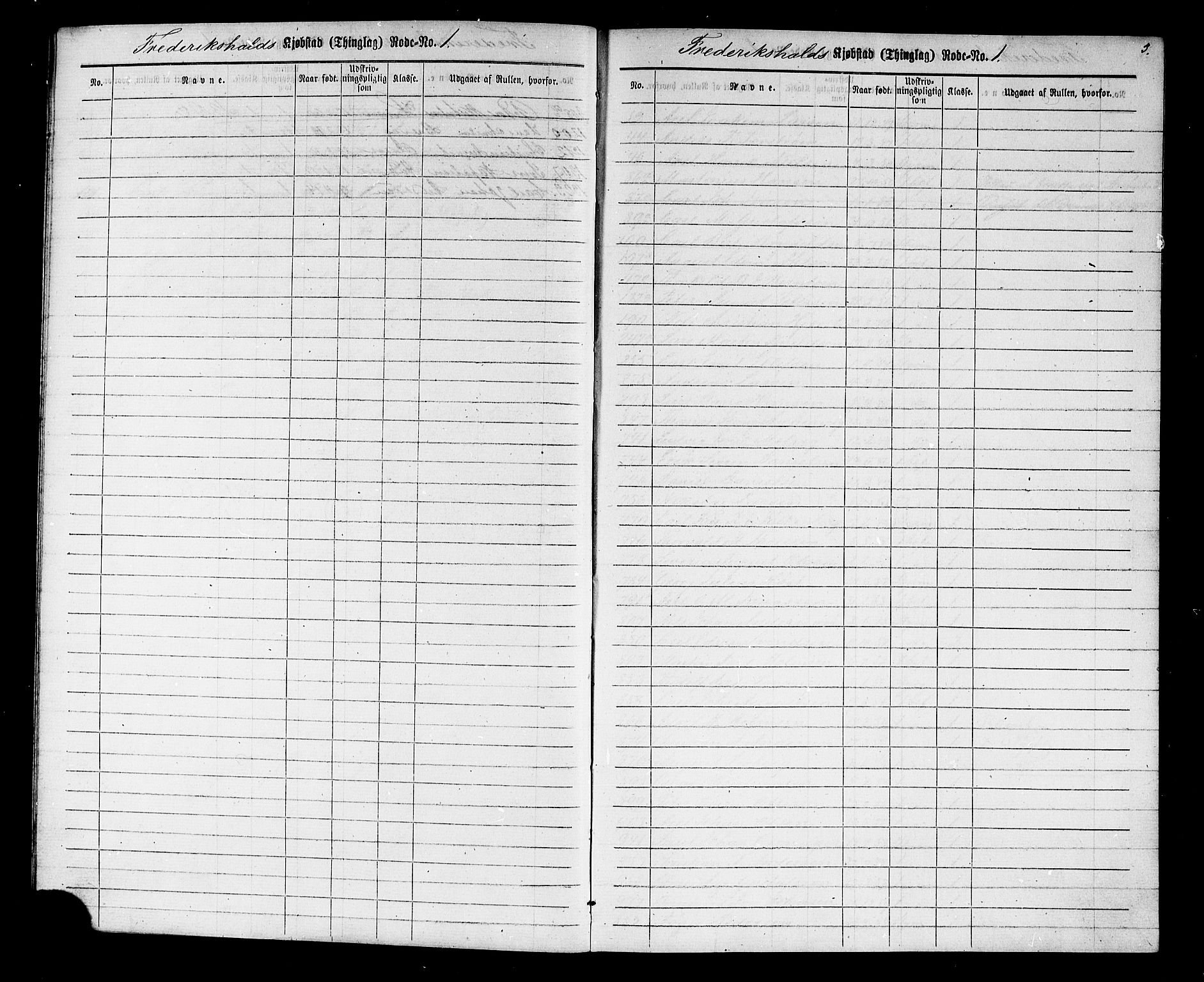 Halden mønstringskontor, AV/SAO-A-10569a/F/Fc/Fcc/L0001: Utskrivningsregisterrulle, 1880, p. 5