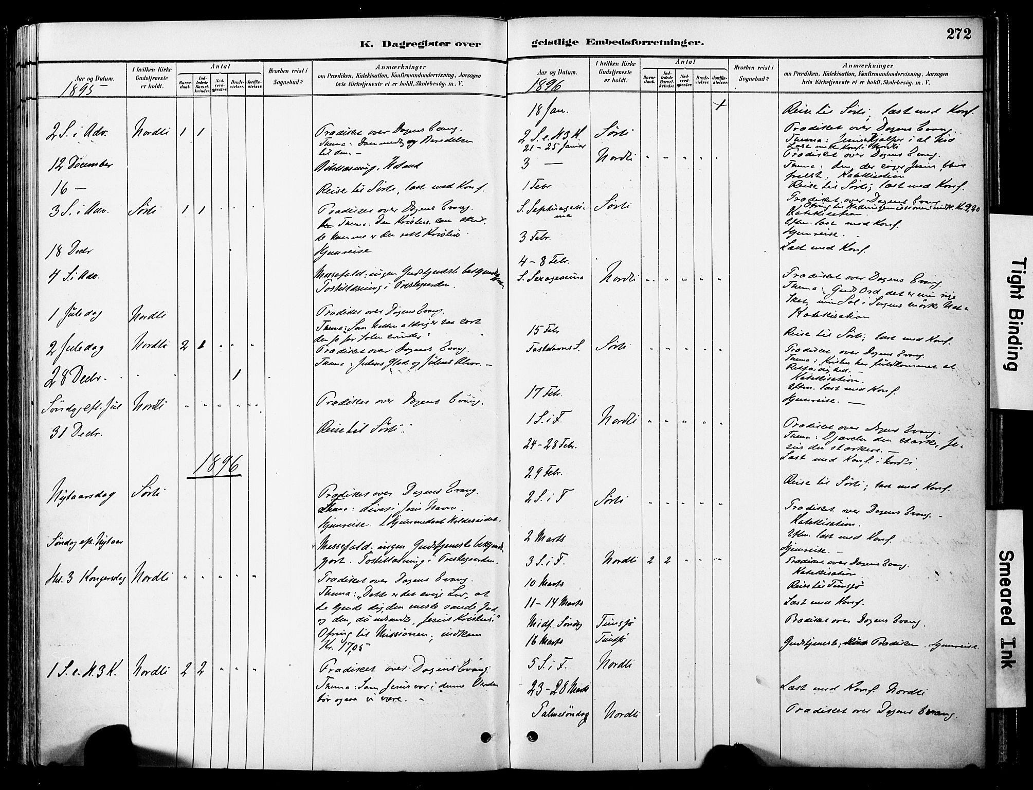Ministerialprotokoller, klokkerbøker og fødselsregistre - Nord-Trøndelag, SAT/A-1458/755/L0494: Parish register (official) no. 755A03, 1882-1902, p. 272