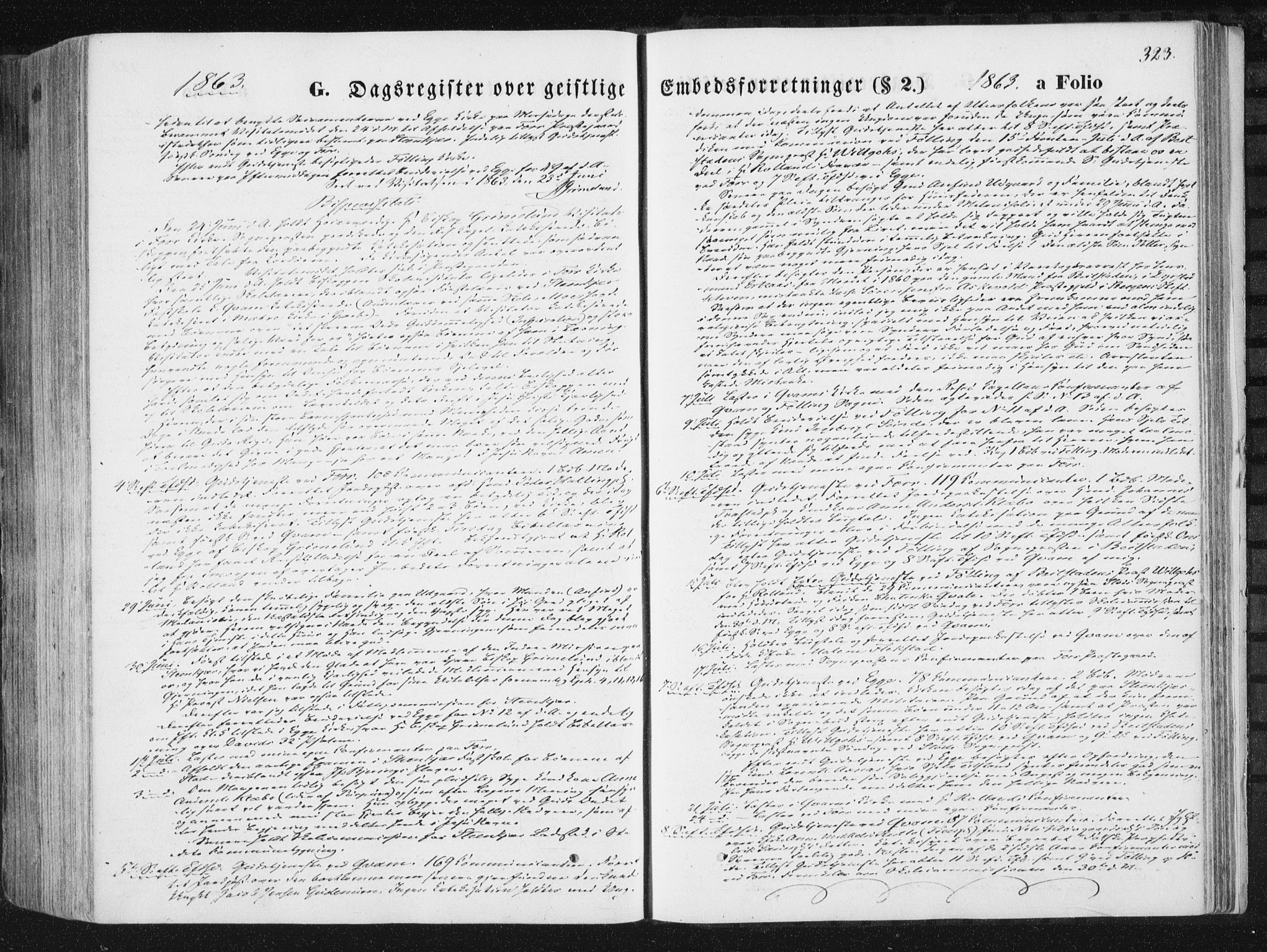 Ministerialprotokoller, klokkerbøker og fødselsregistre - Nord-Trøndelag, SAT/A-1458/746/L0447: Parish register (official) no. 746A06, 1860-1877, p. 323