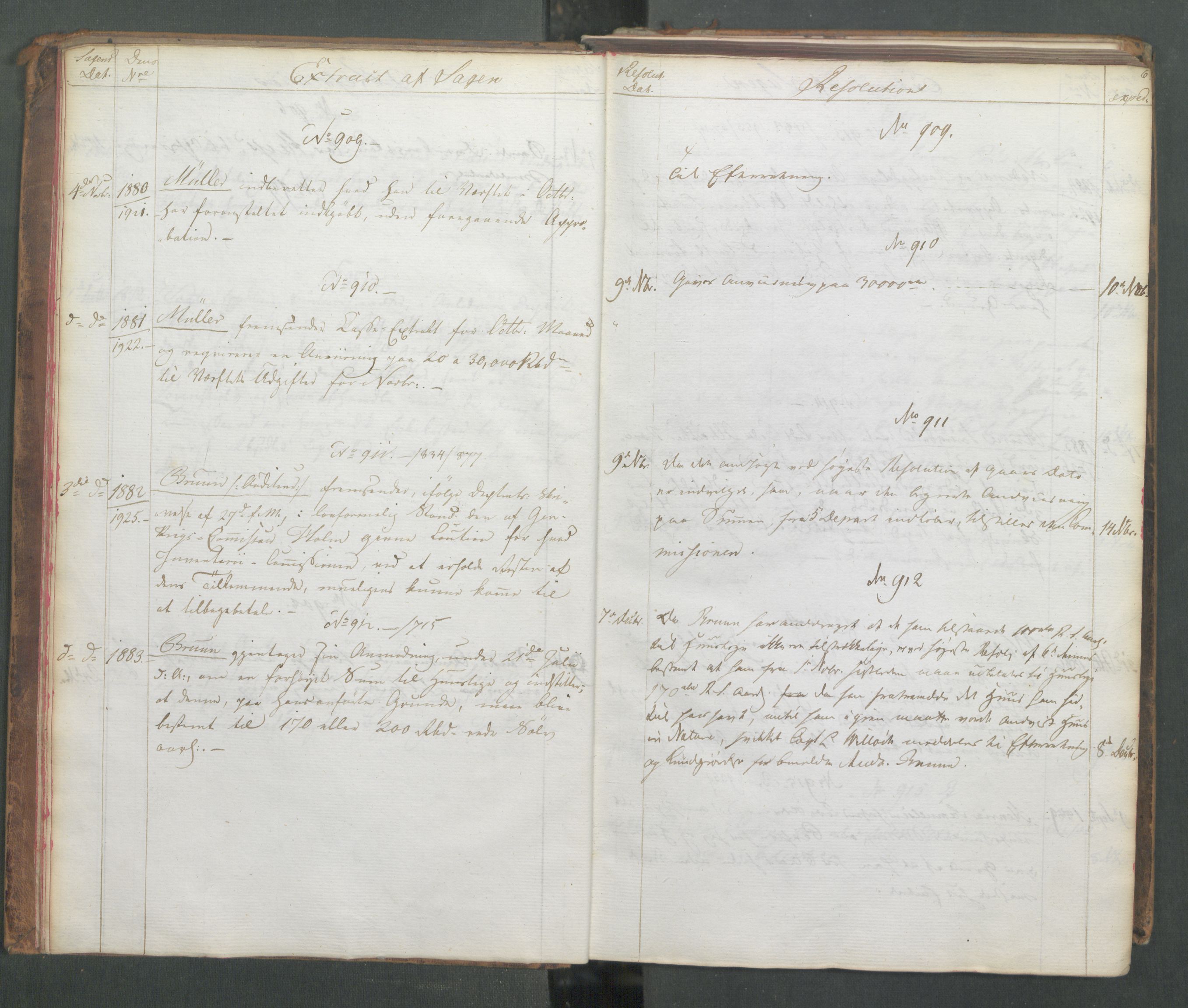 Marinedepartementet/ Marine- og postdepartementet, AV/RA-RAFA-3792/C/L0003: 7de Departements Journal, 1815-1816, p. 6