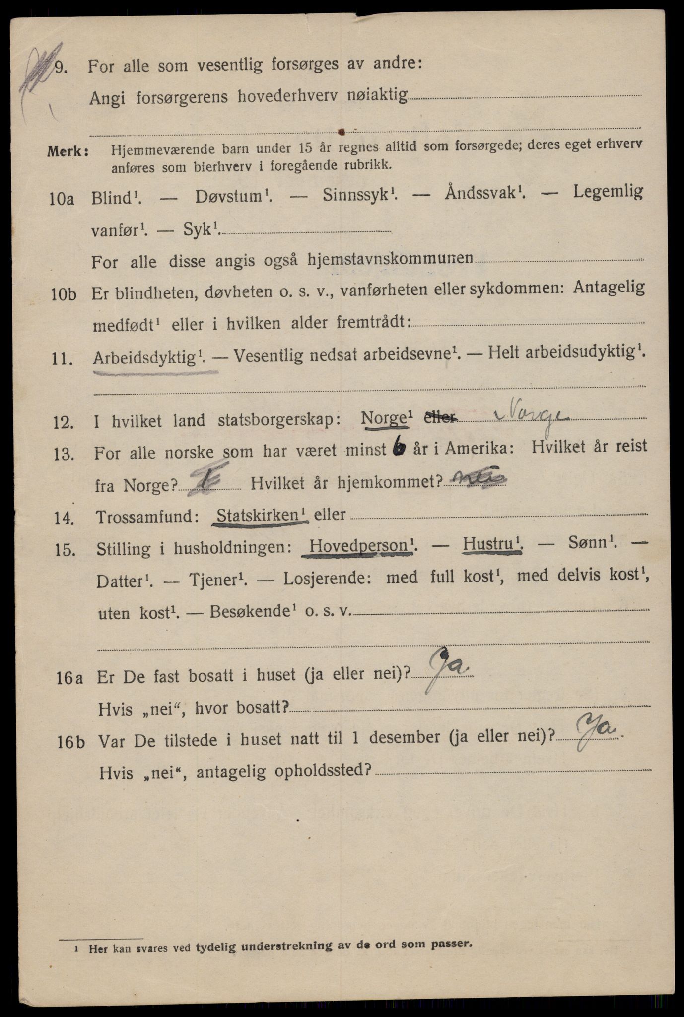 SAT, 1920 census for Trondheim, 1920, p. 36883