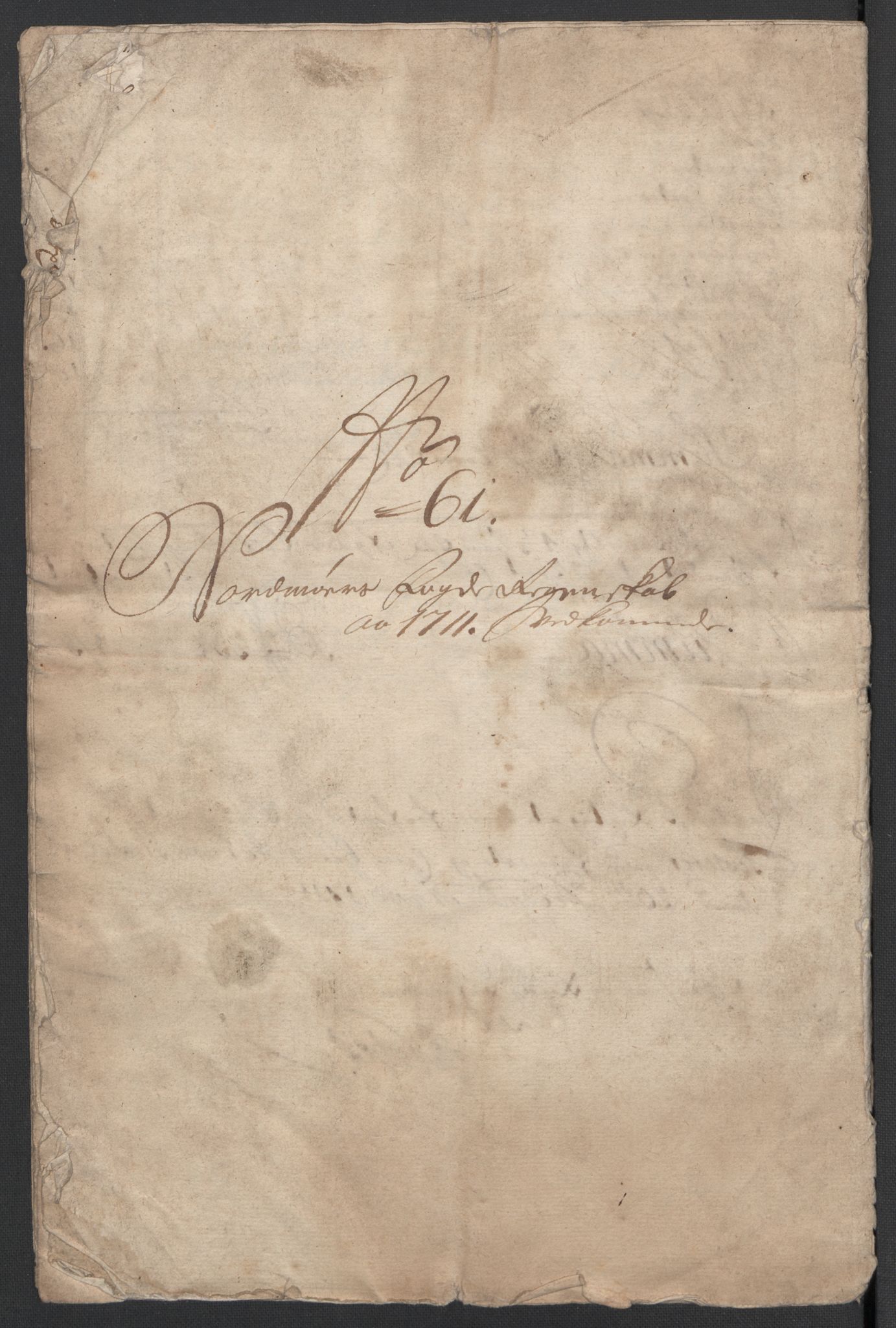 Rentekammeret inntil 1814, Reviderte regnskaper, Fogderegnskap, AV/RA-EA-4092/R56/L3745: Fogderegnskap Nordmøre, 1711, p. 417