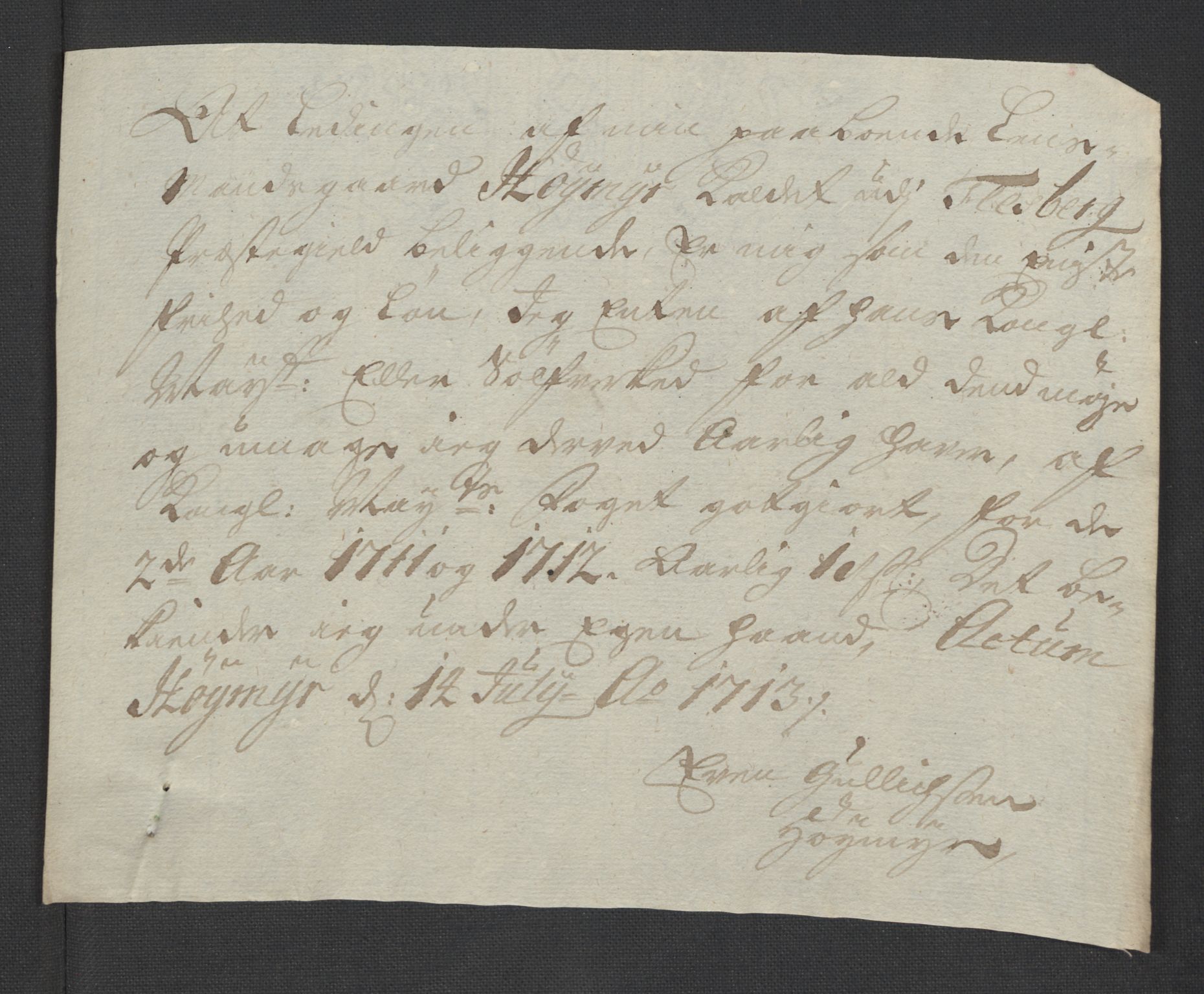 Rentekammeret inntil 1814, Reviderte regnskaper, Fogderegnskap, AV/RA-EA-4092/R24/L1587: Fogderegnskap Numedal og Sandsvær, 1712, p. 416