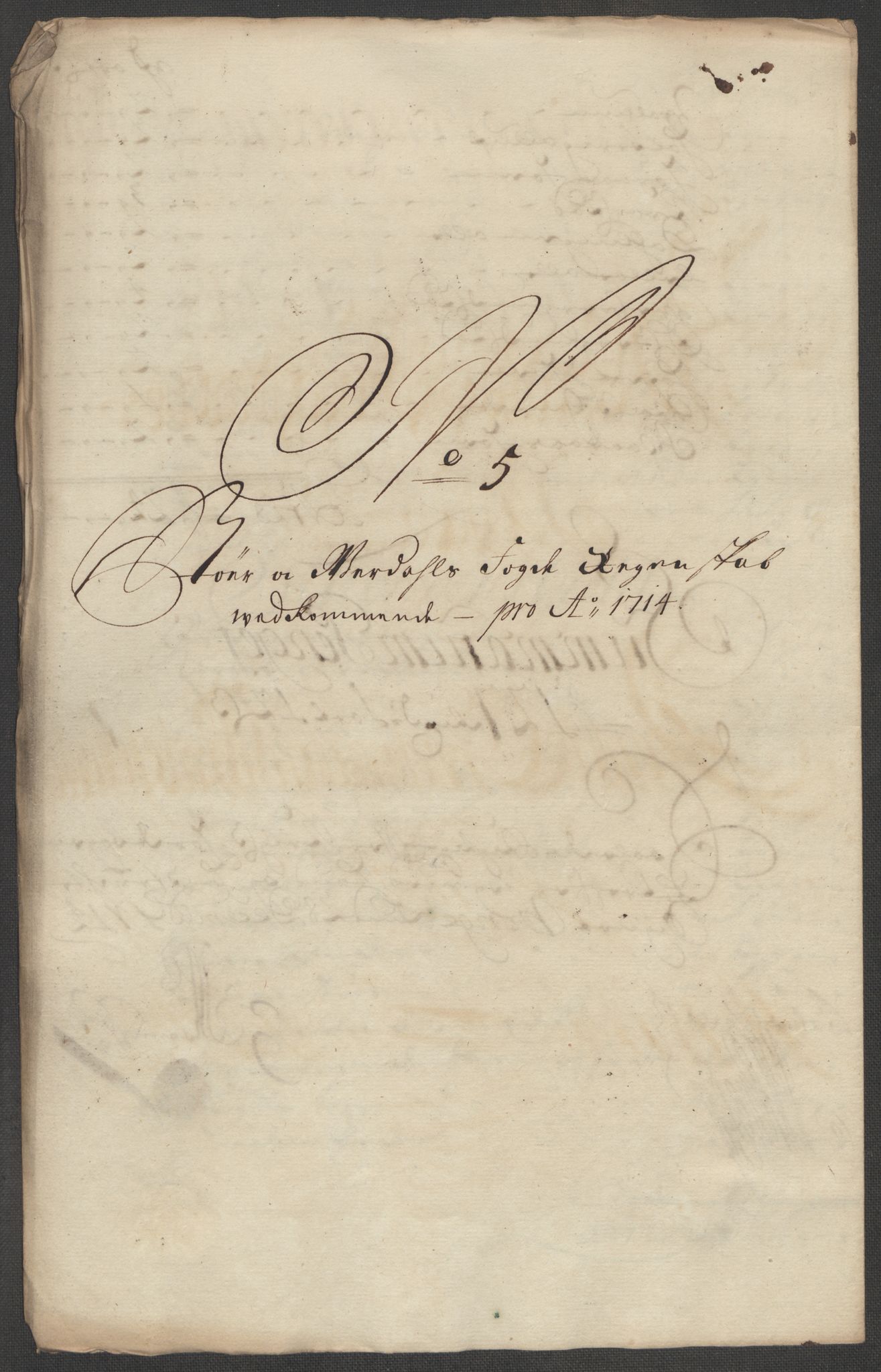 Rentekammeret inntil 1814, Reviderte regnskaper, Fogderegnskap, RA/EA-4092/R62/L4204: Fogderegnskap Stjørdal og Verdal, 1714, p. 126