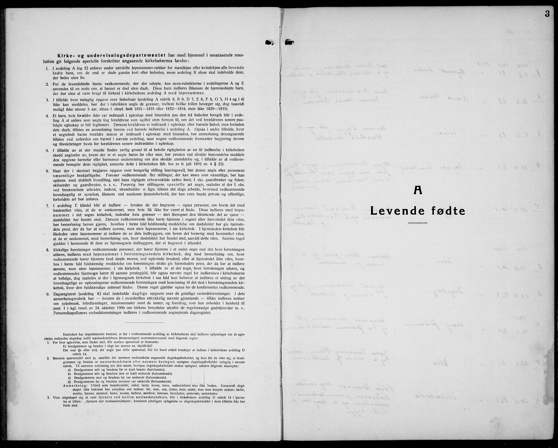 Tjøme kirkebøker, SAKO/A-328/G/Ga/L0003: Parish register (copy) no. 3, 1921-1935, p. 3