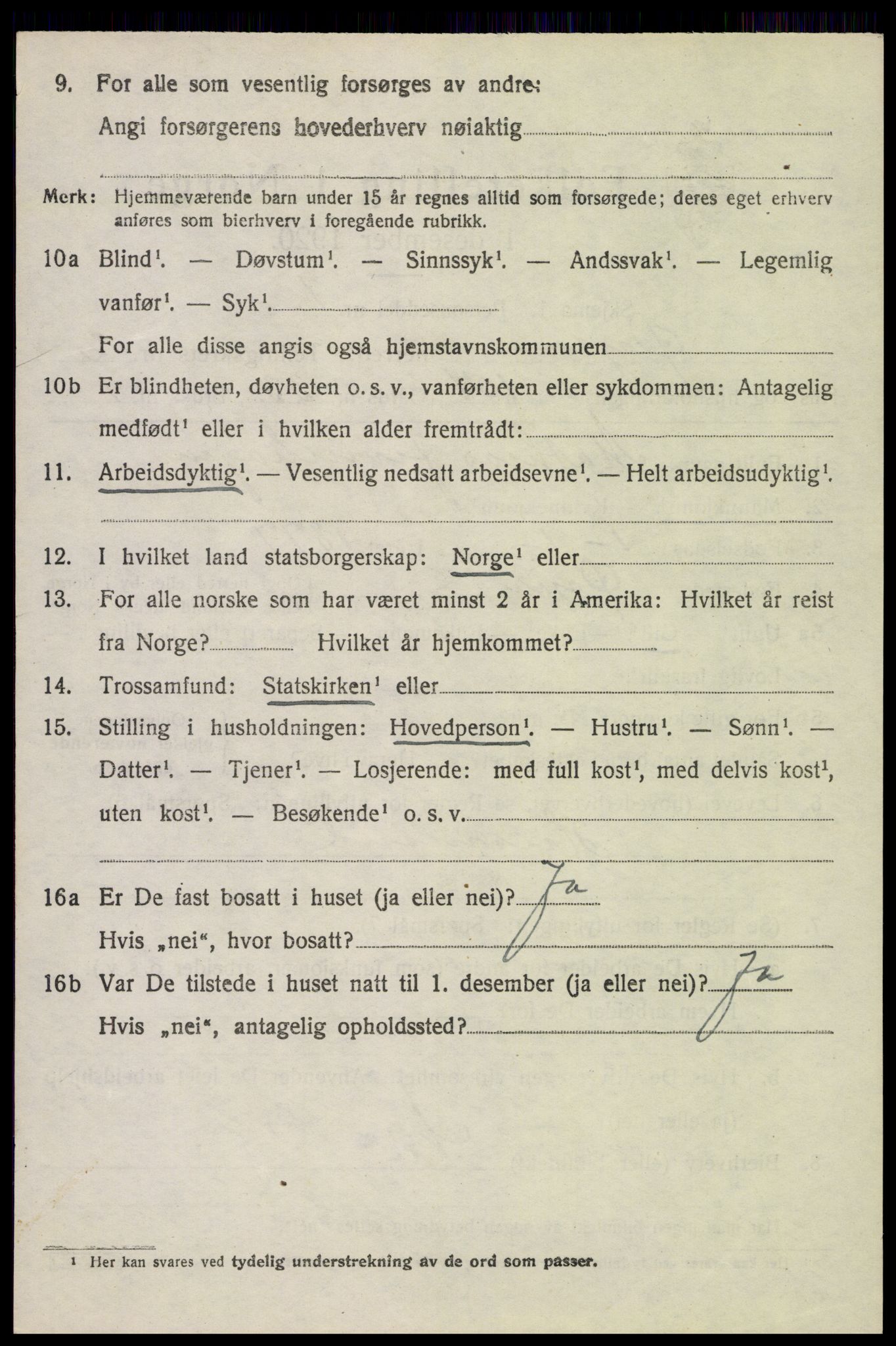 SAH, 1920 census for Øyer, 1920, p. 3272