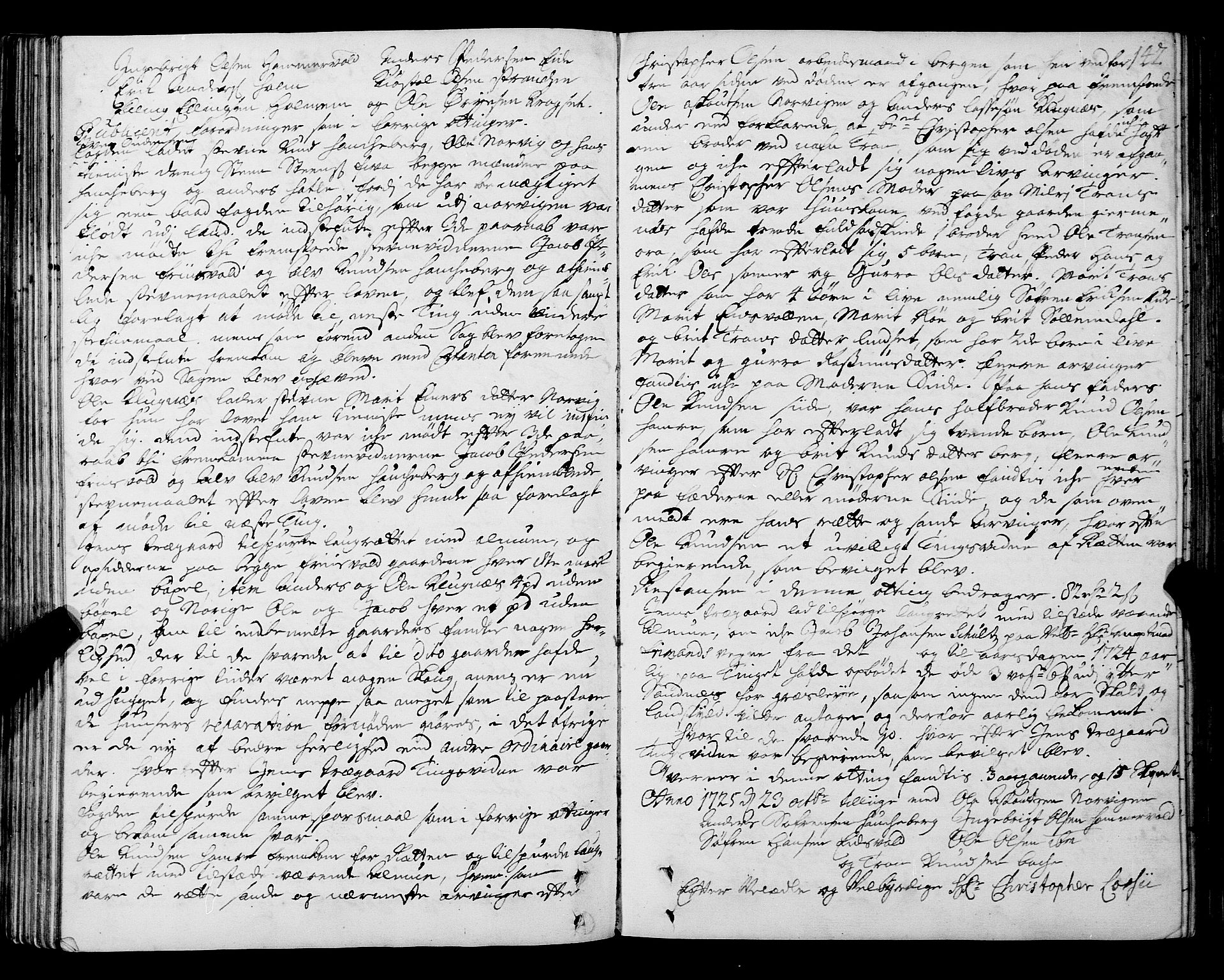 Romsdal sorenskriveri, SAT/A-4149/1/1/1A/L0009: Tingbok, 1722-1728, p. 141b-142a