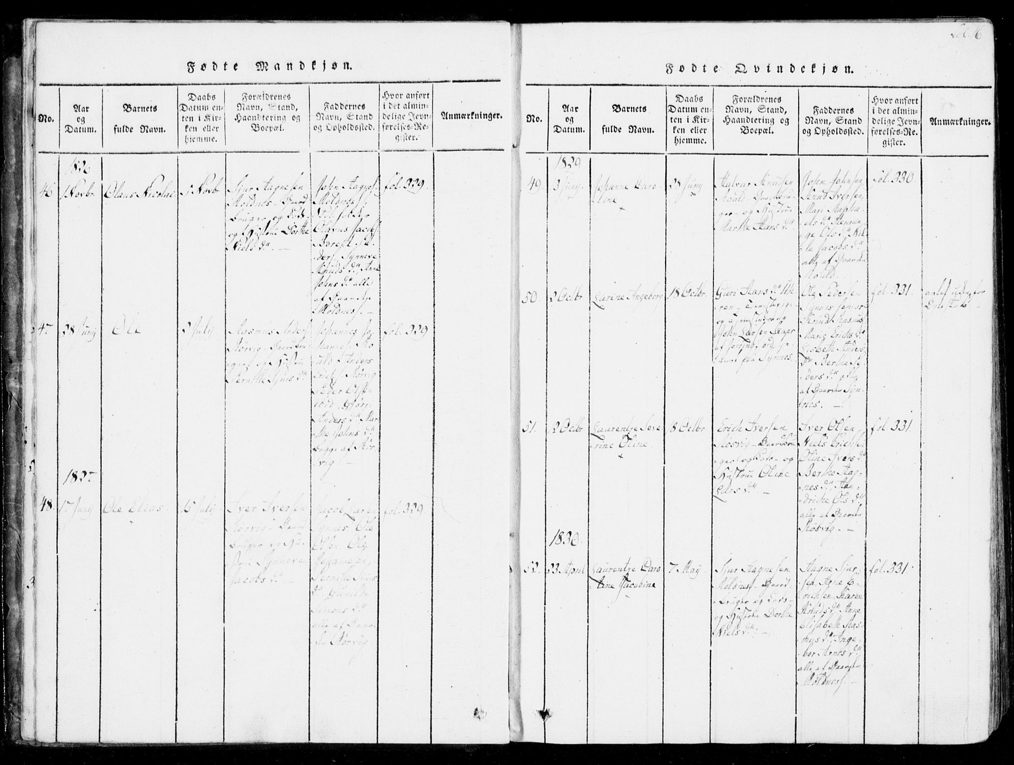 Ministerialprotokoller, klokkerbøker og fødselsregistre - Møre og Romsdal, SAT/A-1454/537/L0517: Parish register (official) no. 537A01, 1818-1862, p. 16