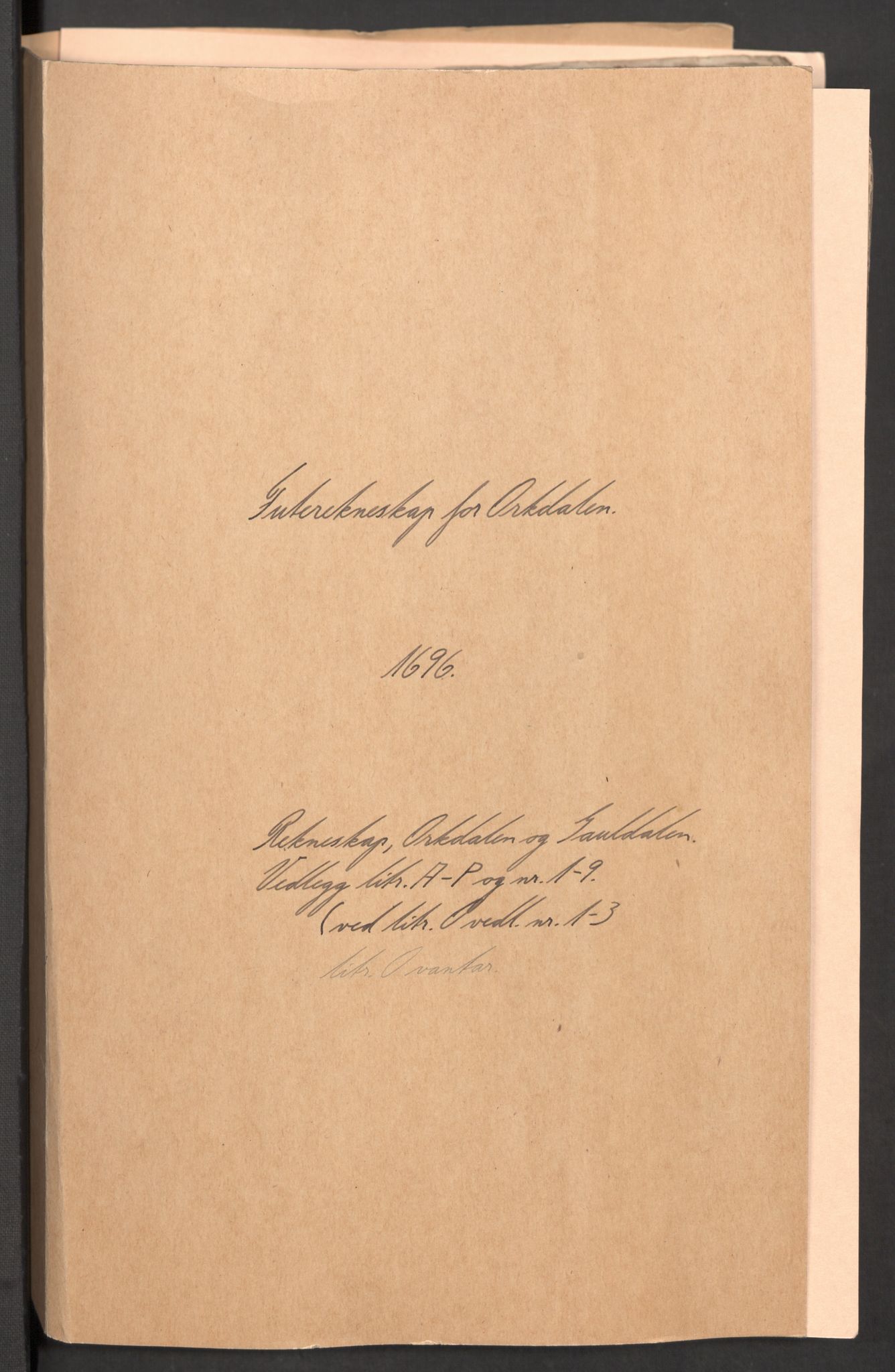 Rentekammeret inntil 1814, Reviderte regnskaper, Fogderegnskap, RA/EA-4092/R60/L3946: Fogderegnskap Orkdal og Gauldal, 1696, p. 2