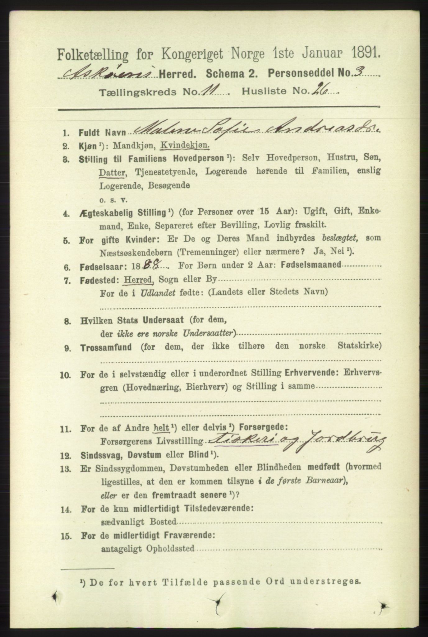 RA, 1891 census for 1247 Askøy, 1891, p. 7429