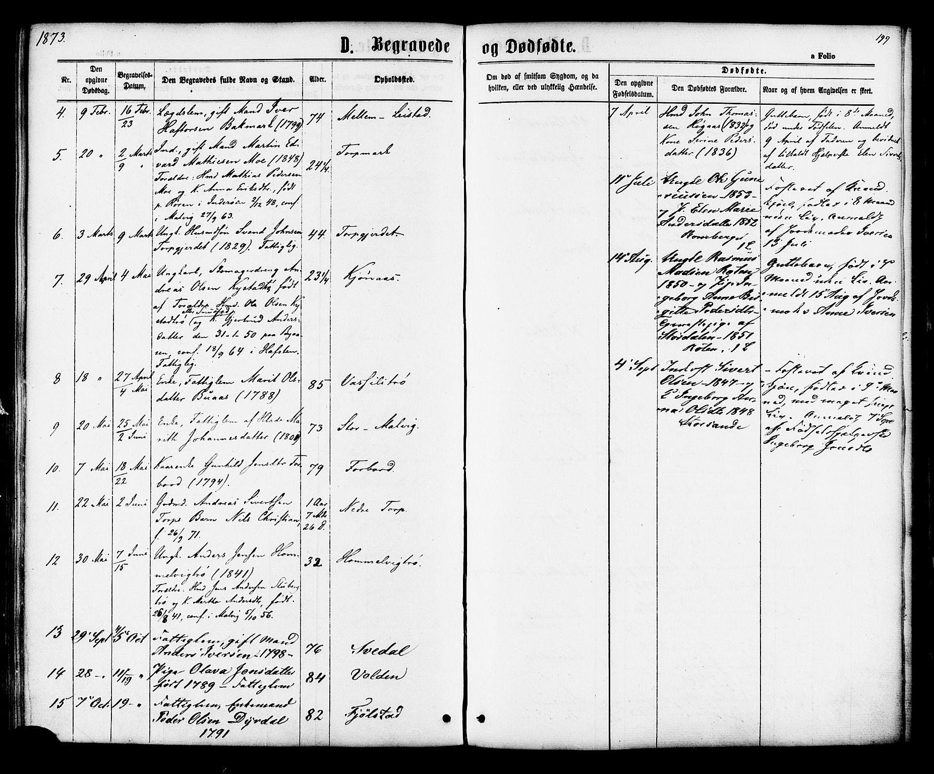 Ministerialprotokoller, klokkerbøker og fødselsregistre - Sør-Trøndelag, SAT/A-1456/616/L0409: Parish register (official) no. 616A06, 1865-1877, p. 199