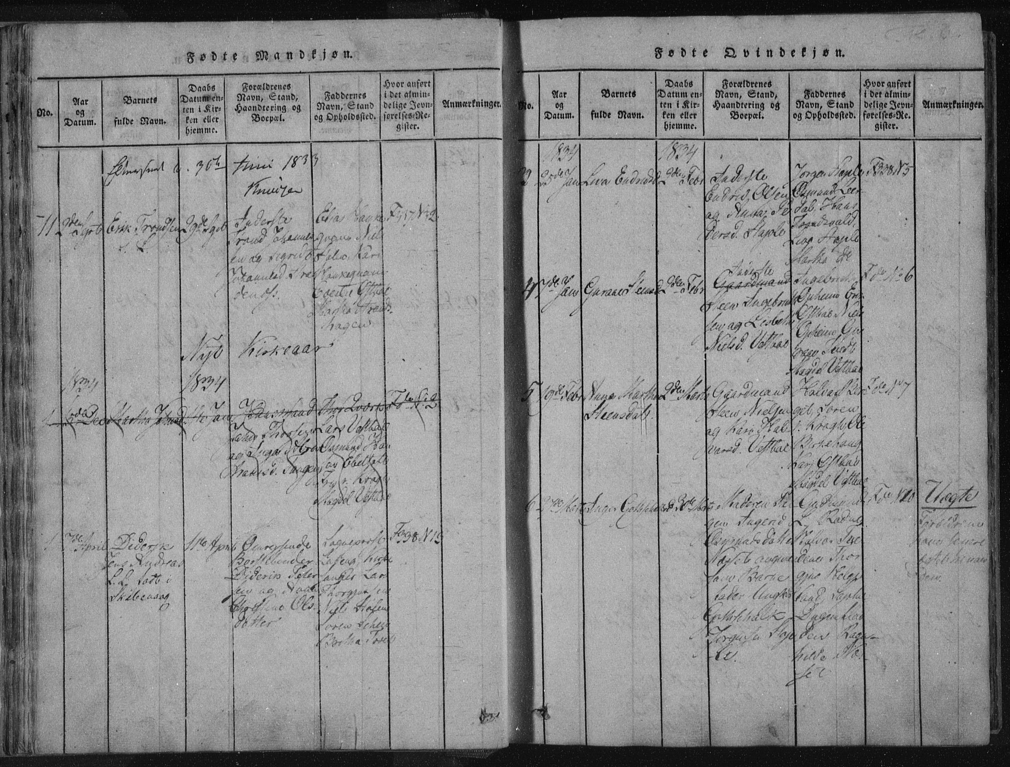 Vikedal sokneprestkontor, SAST/A-101840/01/IV: Parish register (official) no. A 4, 1816-1850, p. 31