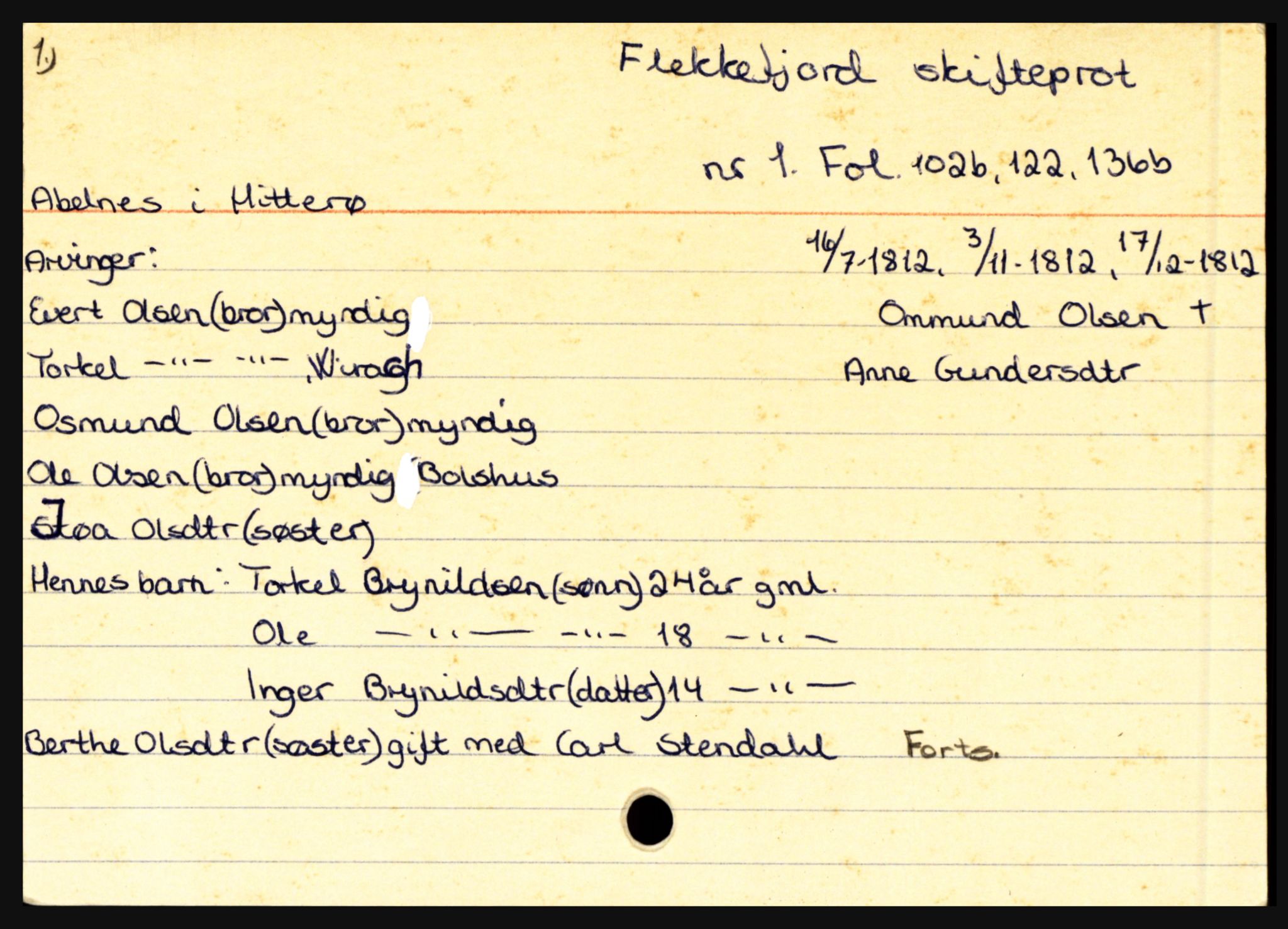 Flekkefjord sorenskriveri, AV/SAK-1221-0001/H, p. 3
