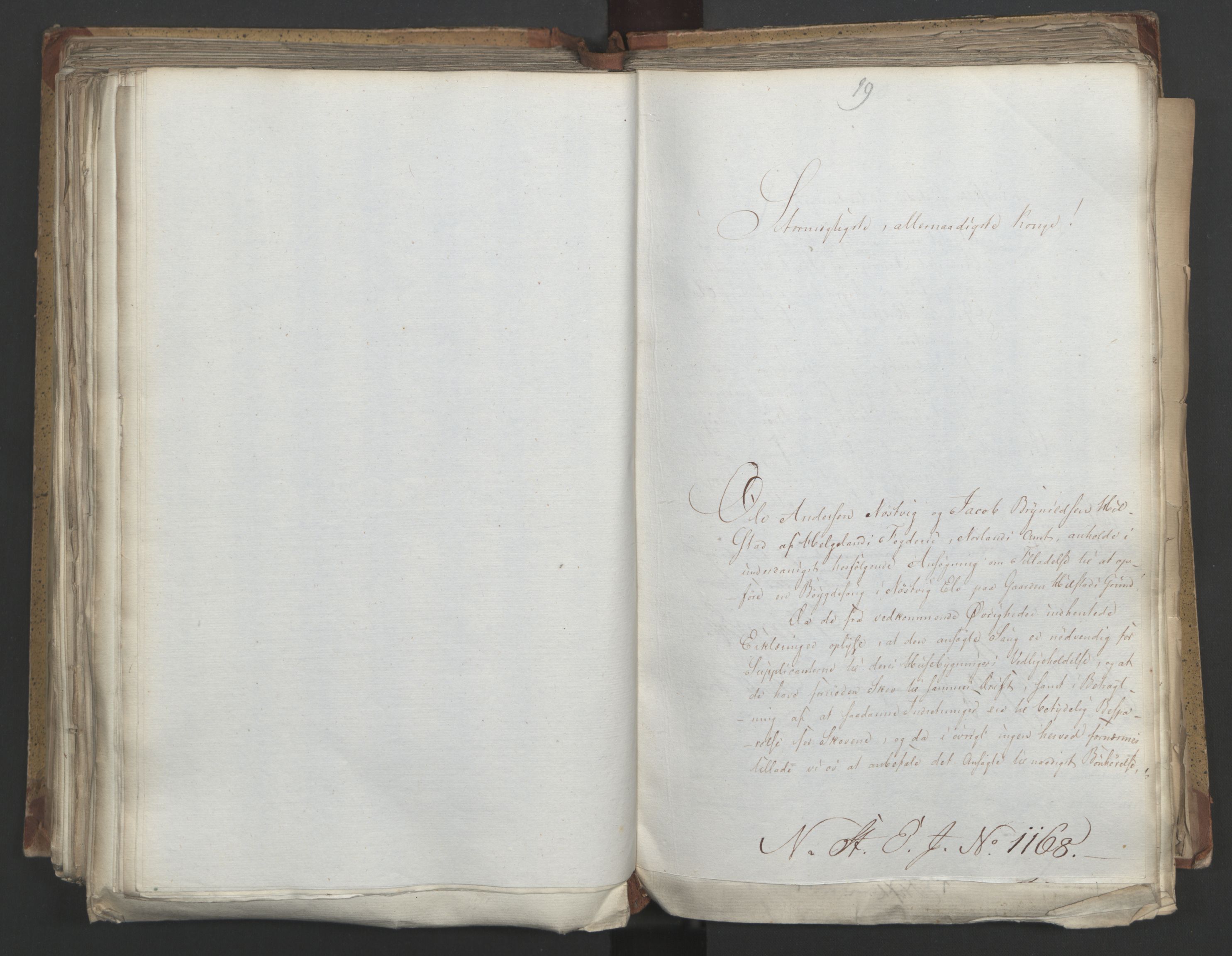 Statsrådsavdelingen i Stockholm, AV/RA-S-1003/D/Da/L0005: Regjeringsinnstillinger nr. 1000-1246, 1816, p. 358