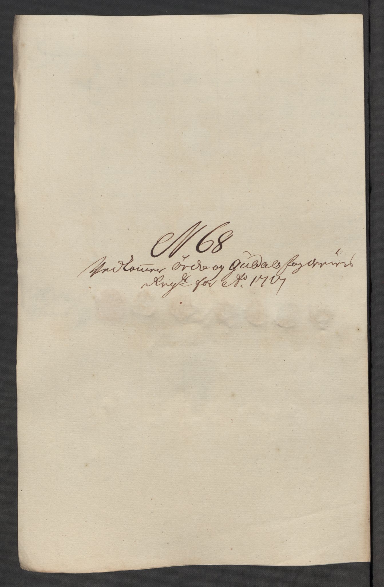 Rentekammeret inntil 1814, Reviderte regnskaper, Fogderegnskap, RA/EA-4092/R60/L3969: Fogderegnskap Orkdal og Gauldal, 1717, p. 506