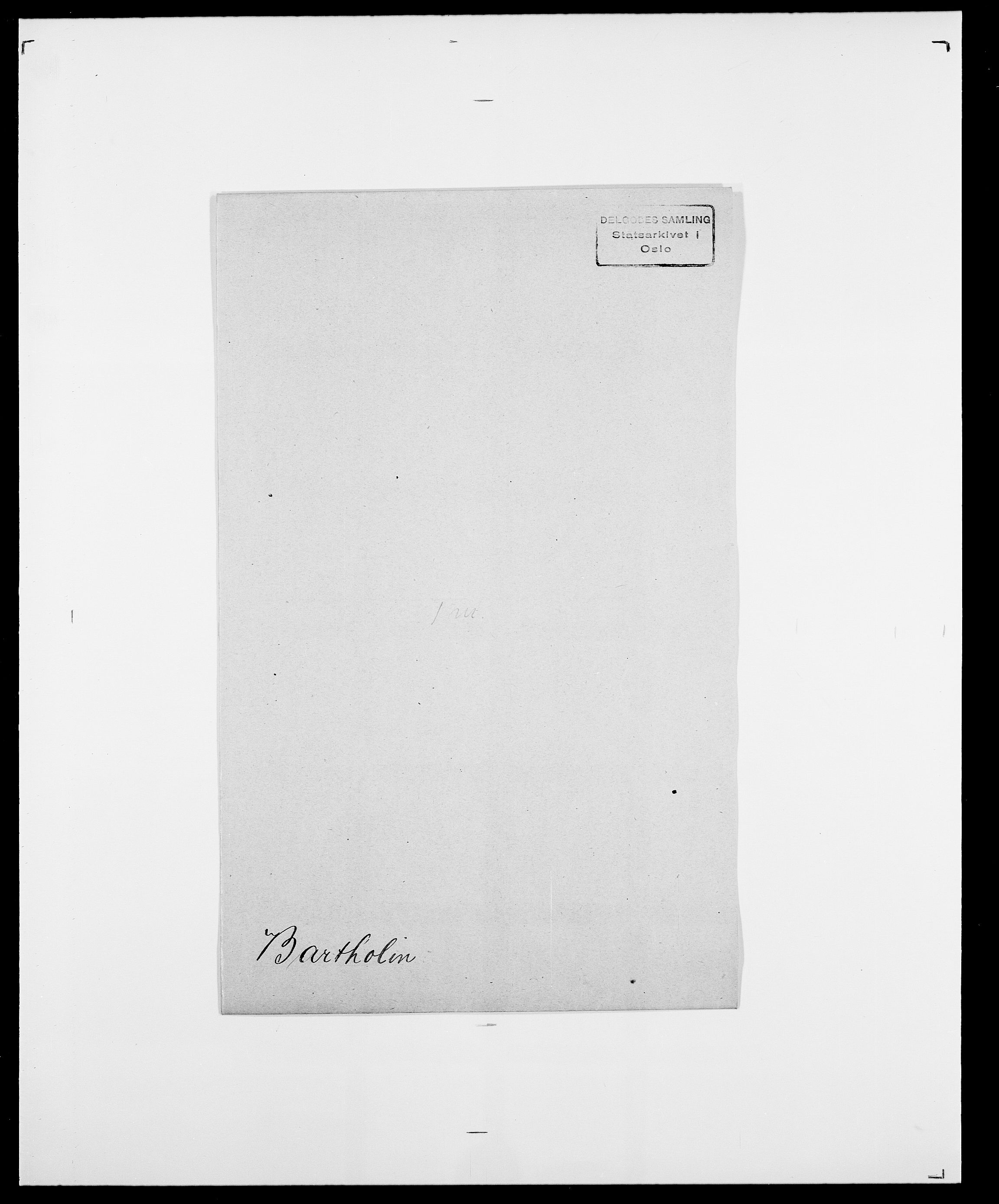 Delgobe, Charles Antoine - samling, SAO/PAO-0038/D/Da/L0003: Barca - Bergen, p. 395