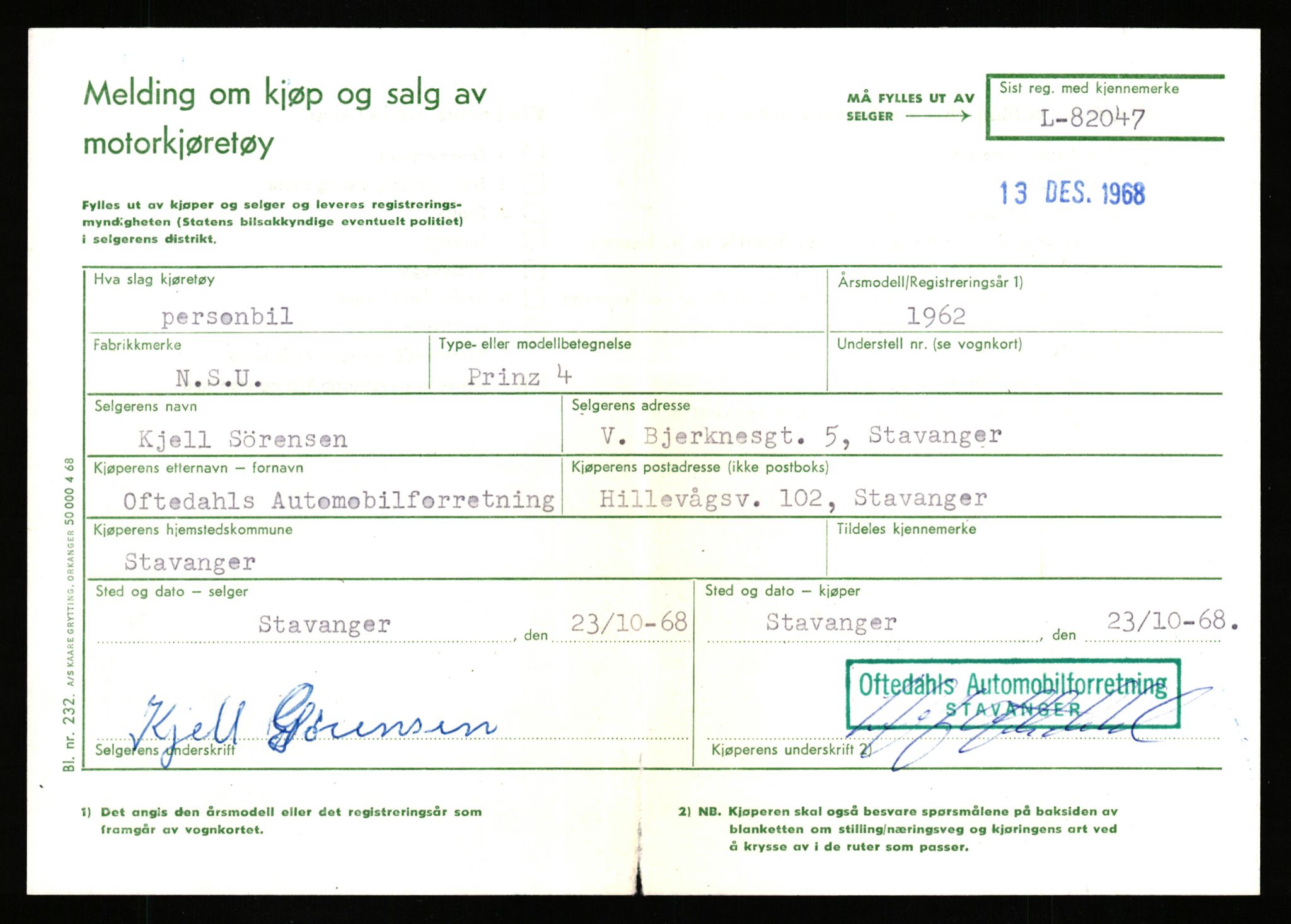 Stavanger trafikkstasjon, SAST/A-101942/0/F/L0071: L-80500 - L-82199, 1930-1971, p. 2515