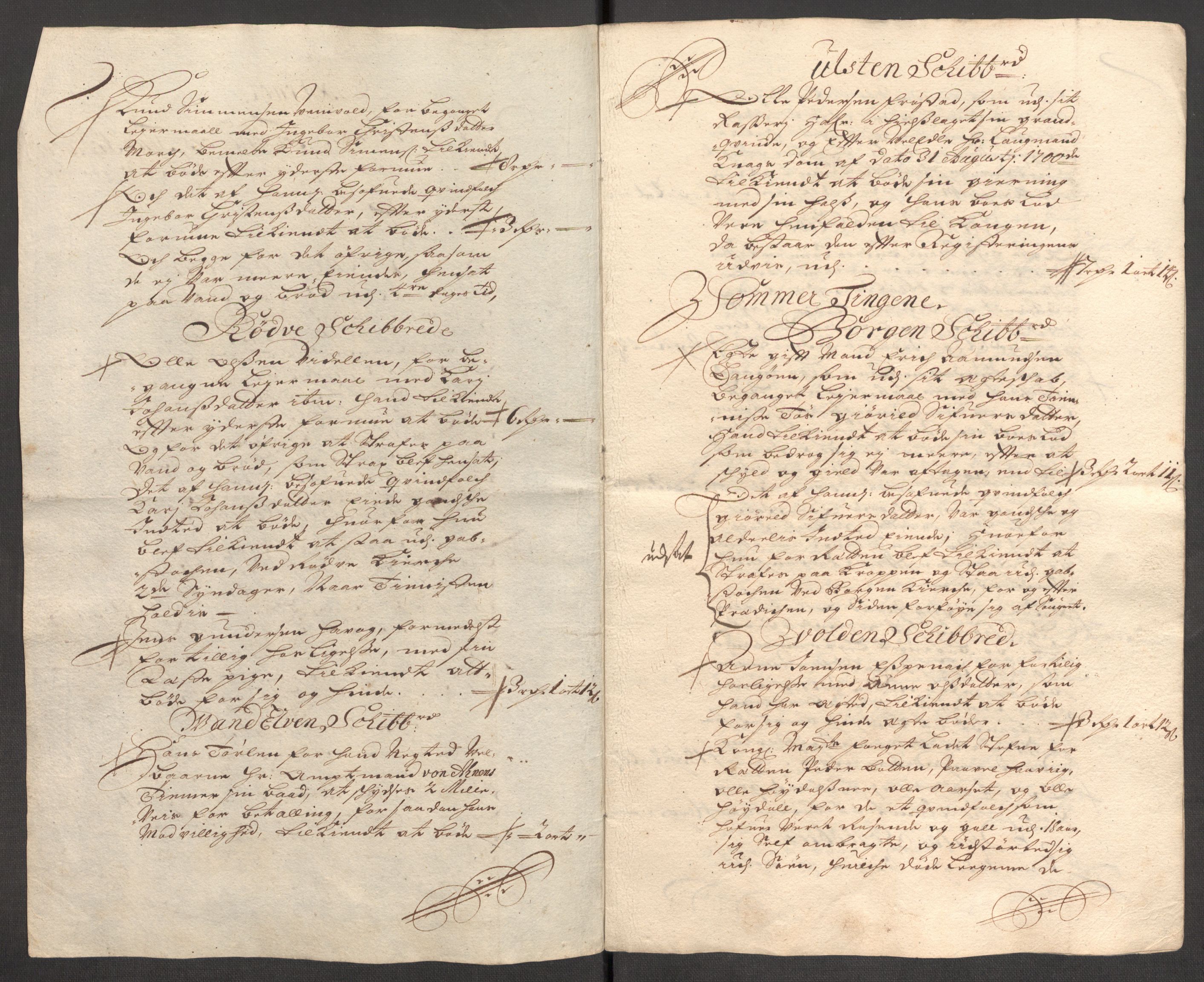 Rentekammeret inntil 1814, Reviderte regnskaper, Fogderegnskap, AV/RA-EA-4092/R54/L3558: Fogderegnskap Sunnmøre, 1700-1701, p. 246