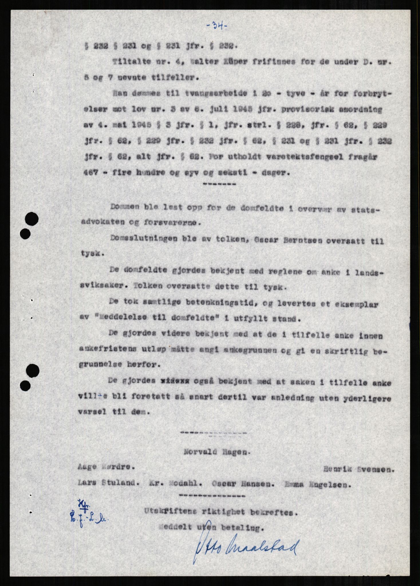 Forsvaret, Forsvarets overkommando II, AV/RA-RAFA-3915/D/Db/L0001: CI Questionaires. Tyske okkupasjonsstyrker i Norge. Tyskere., 1945-1946, p. 343