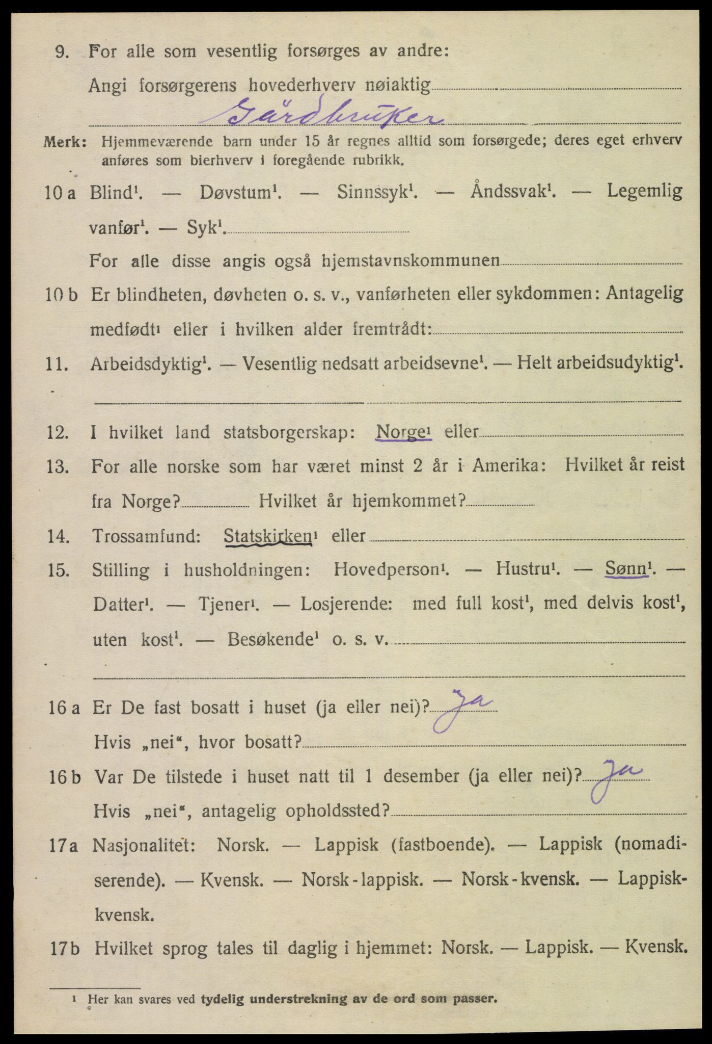 SAT, 1920 census for Bindal, 1920, p. 886