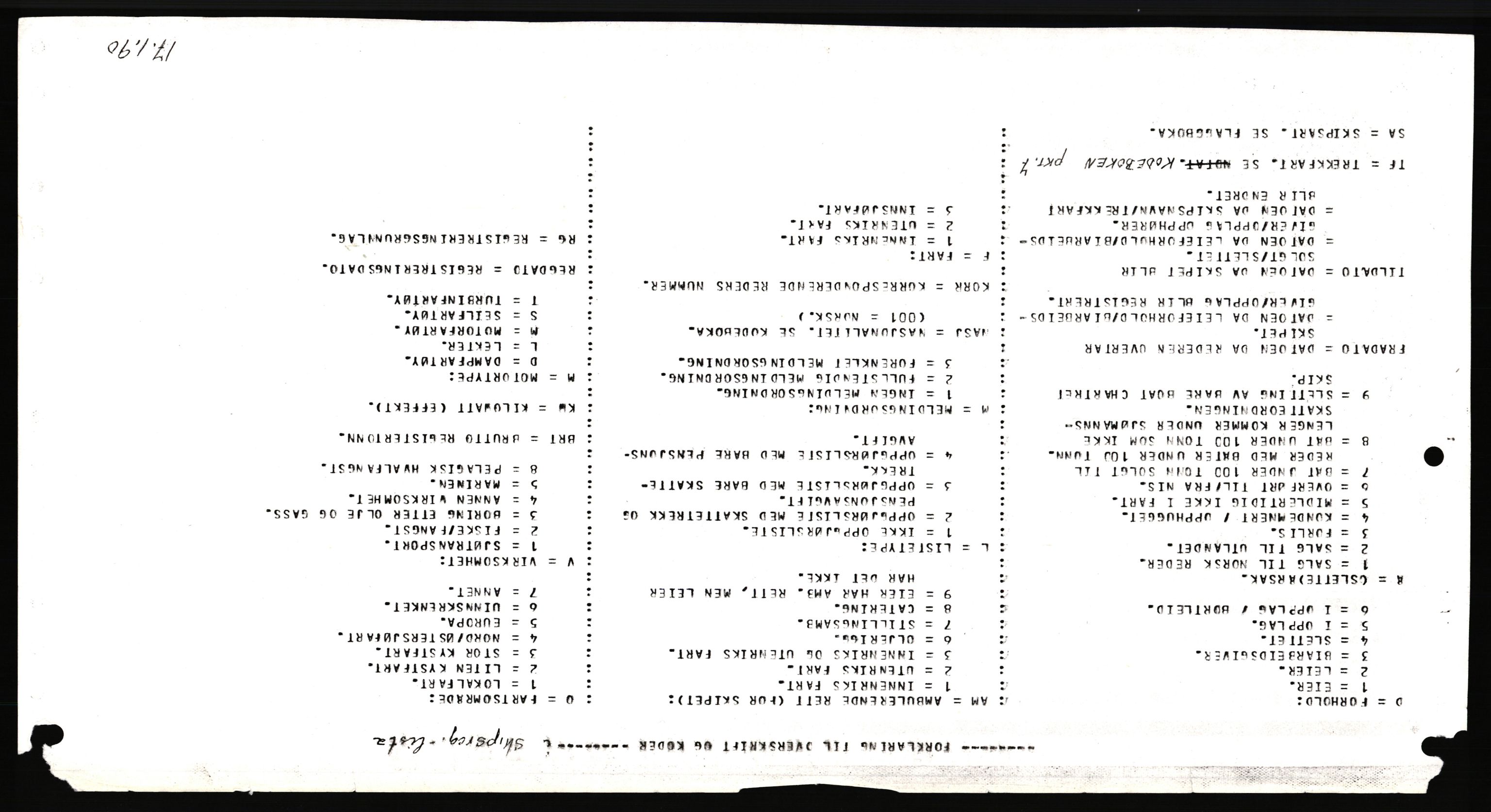 Direktoratet for sjømenn, AV/RA-S-3545/K/Ka, 1972-1988, p. 507