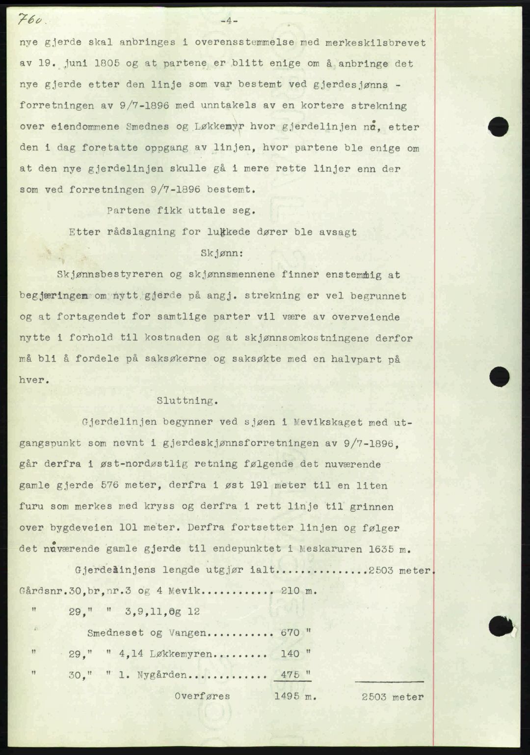 Nordmøre sorenskriveri, AV/SAT-A-4132/1/2/2Ca: Mortgage book no. B85, 1939-1939, Diary no: : 2084/1939