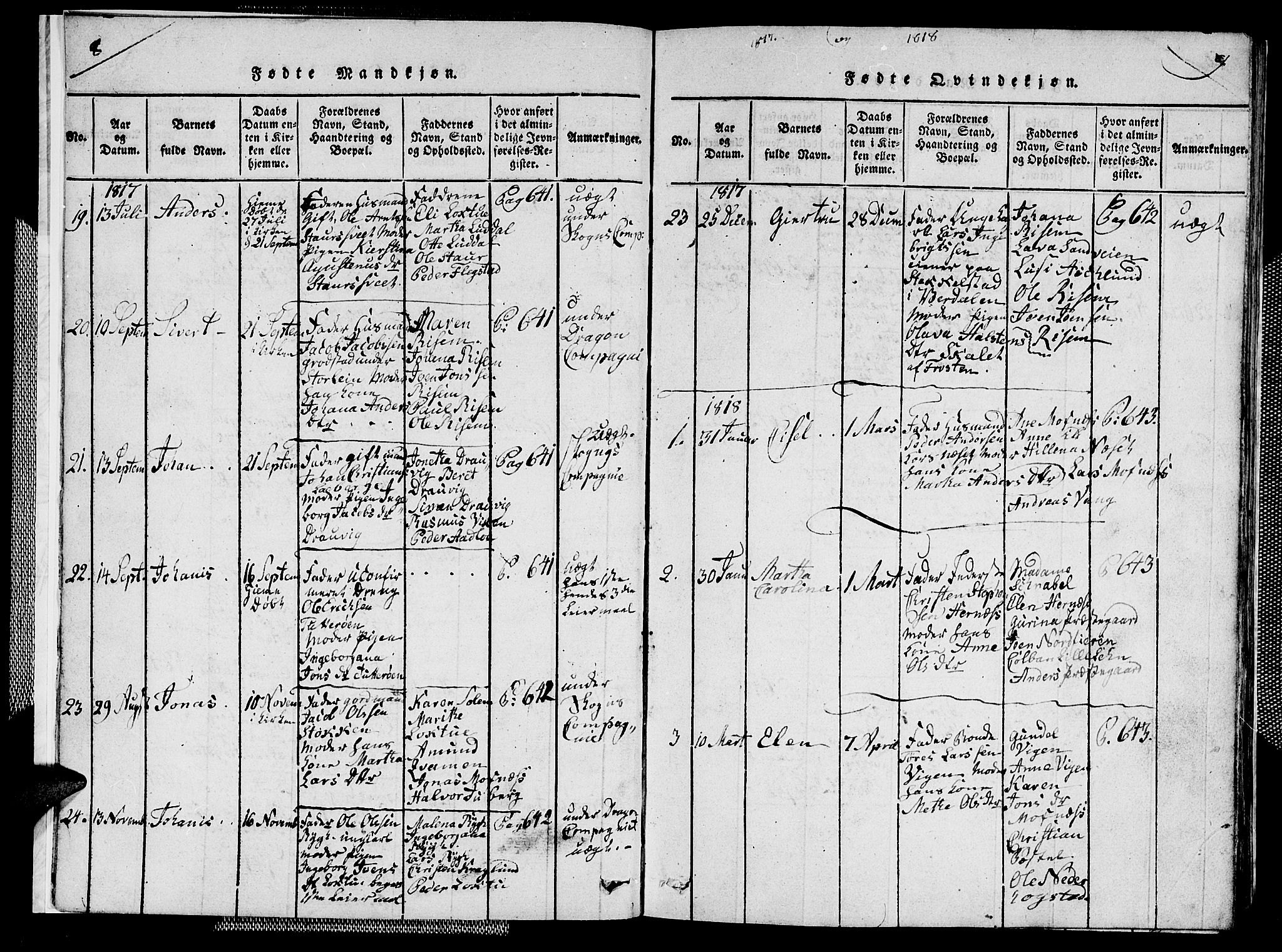 Ministerialprotokoller, klokkerbøker og fødselsregistre - Nord-Trøndelag, AV/SAT-A-1458/713/L0124: Parish register (copy) no. 713C01, 1817-1827, p. 8-9