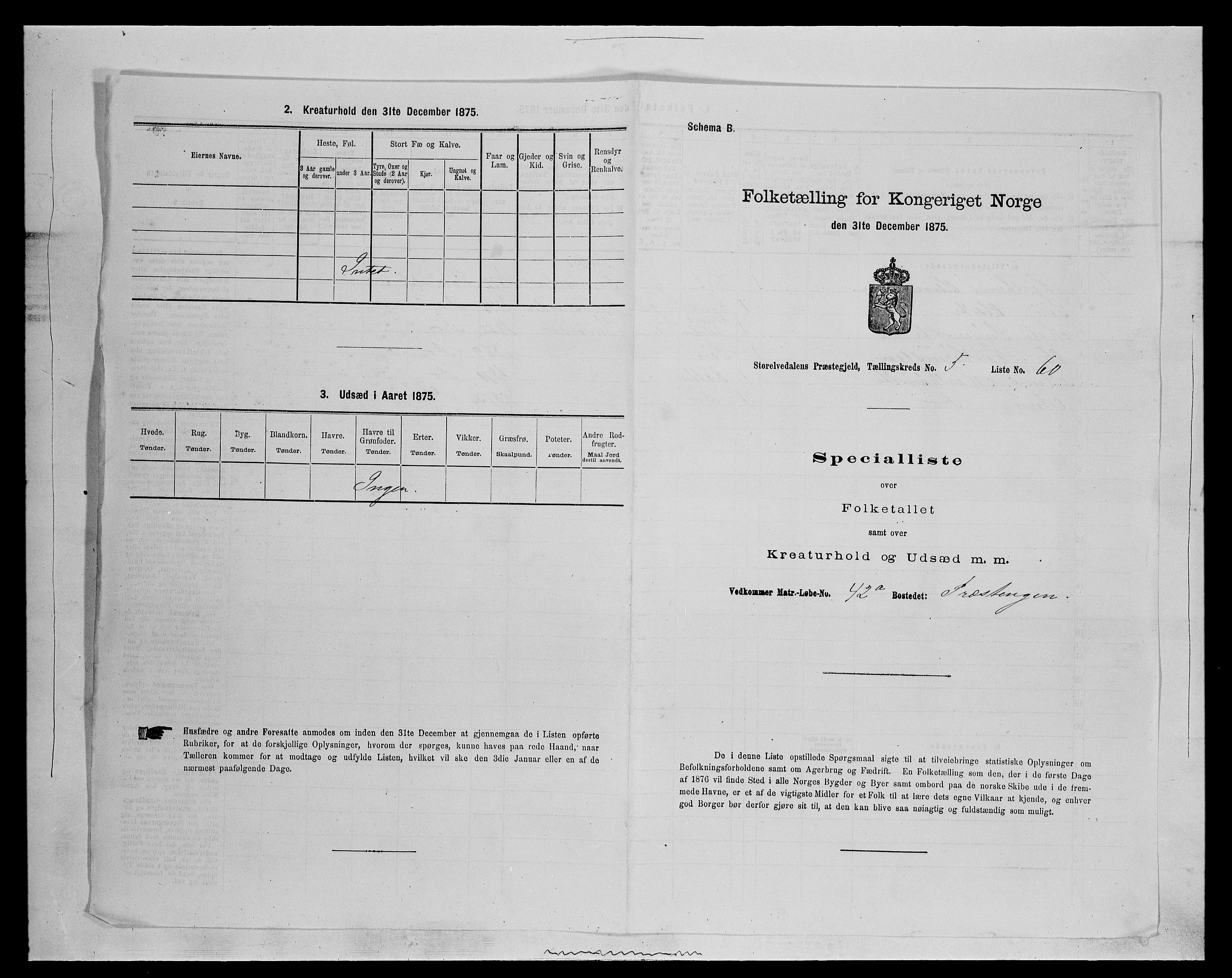 SAH, 1875 census for 0430P Stor-Elvdal, 1875, p. 653