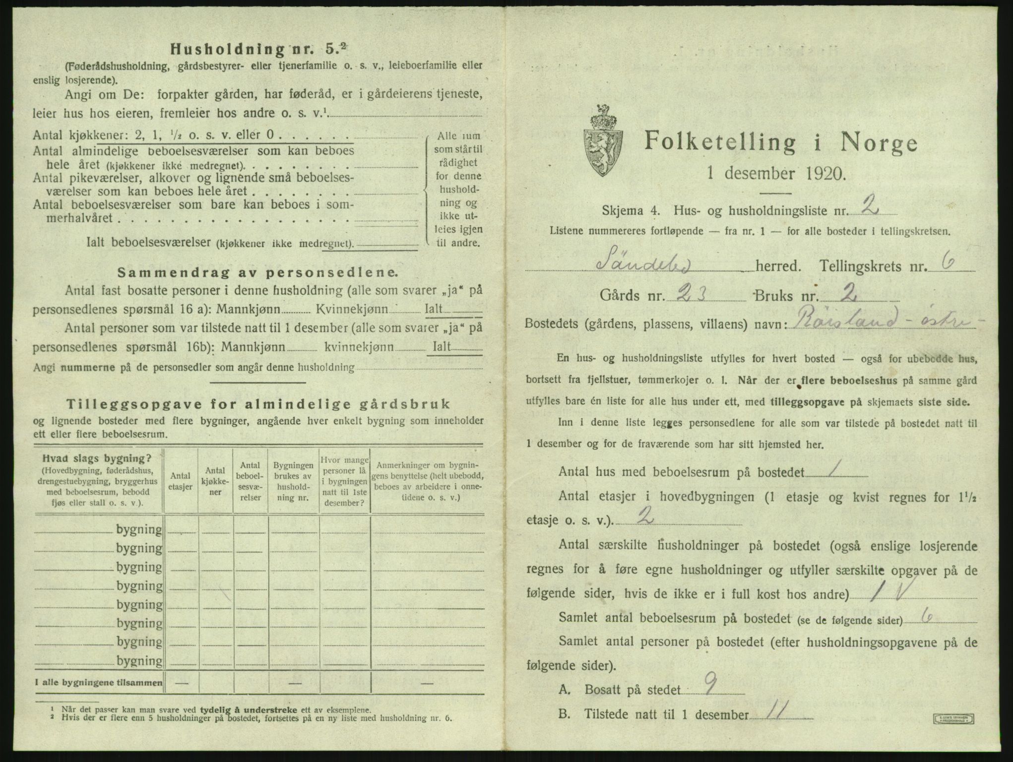 SAK, 1920 census for Søndeled, 1920, p. 573