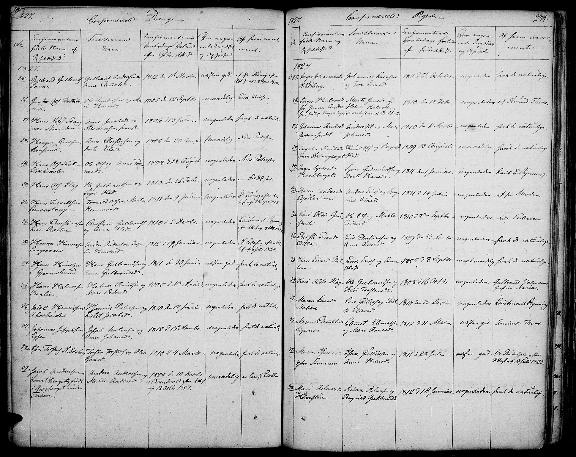 Vinger prestekontor, AV/SAH-PREST-024/H/Ha/Haa/L0007: Parish register (official) no. 7, 1826-1839, p. 234