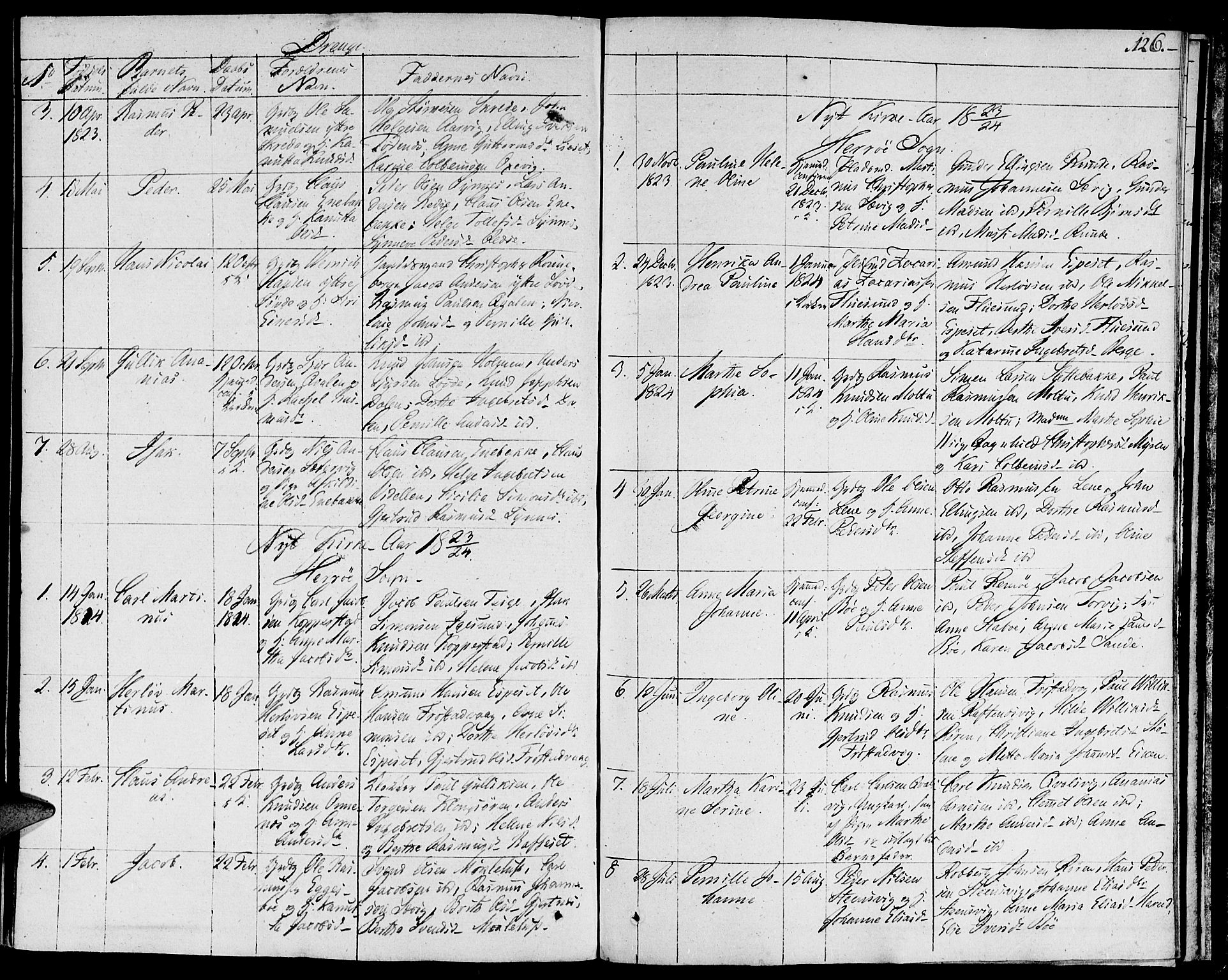 Ministerialprotokoller, klokkerbøker og fødselsregistre - Møre og Romsdal, AV/SAT-A-1454/507/L0068: Parish register (official) no. 507A03, 1789-1825, p. 126