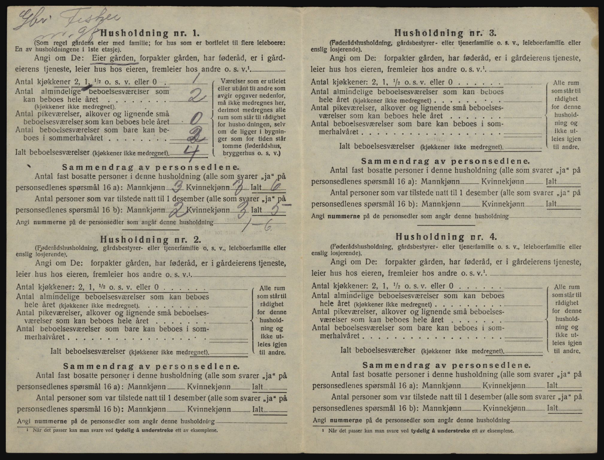 SATØ, 1920 census for Sørfjord, 1920, p. 12