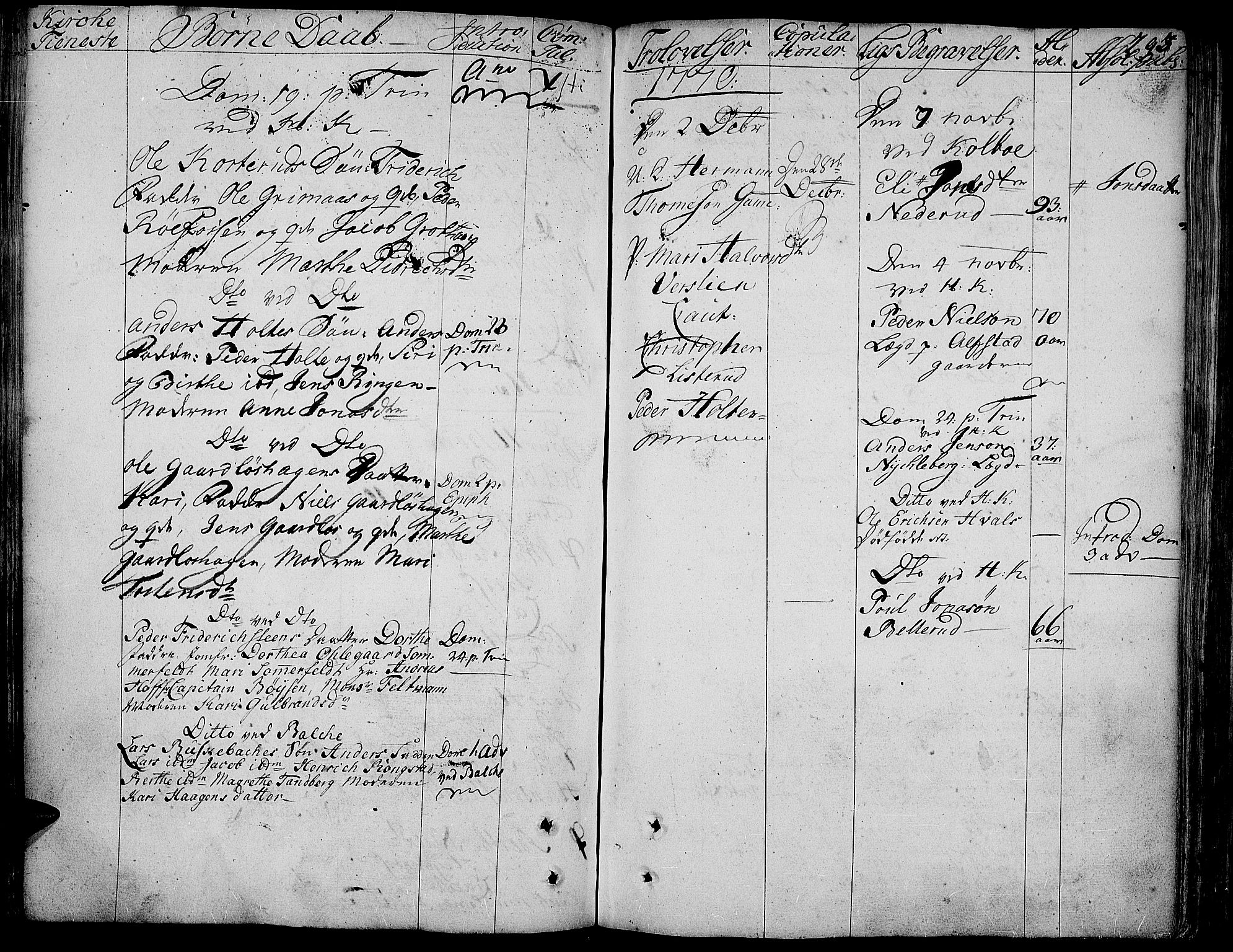 Toten prestekontor, AV/SAH-PREST-102/H/Ha/Haa/L0005: Parish register (official) no. 5, 1761-1772, p. 293