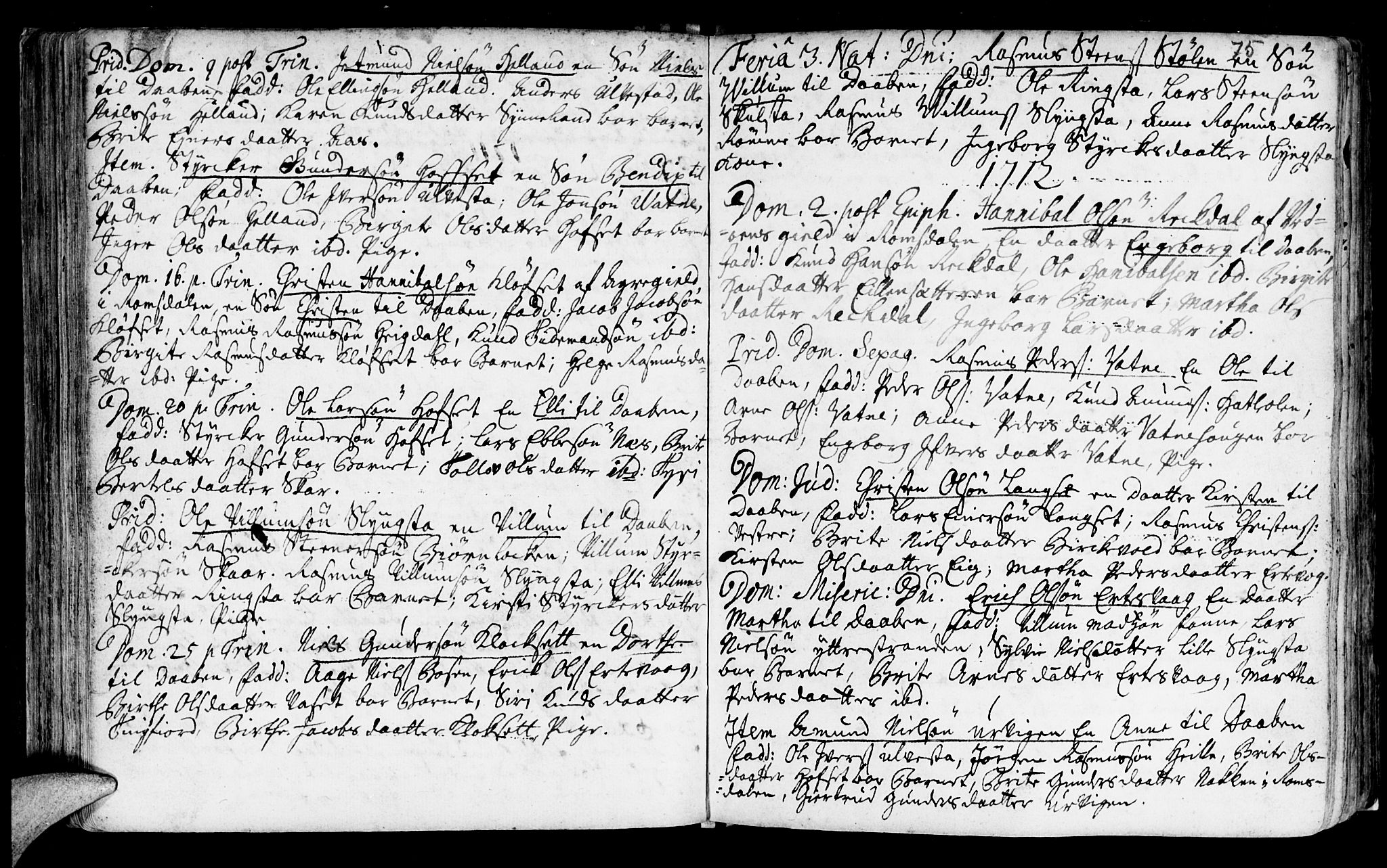 Ministerialprotokoller, klokkerbøker og fødselsregistre - Møre og Romsdal, AV/SAT-A-1454/525/L0371: Parish register (official) no. 525A01, 1699-1777, p. 76