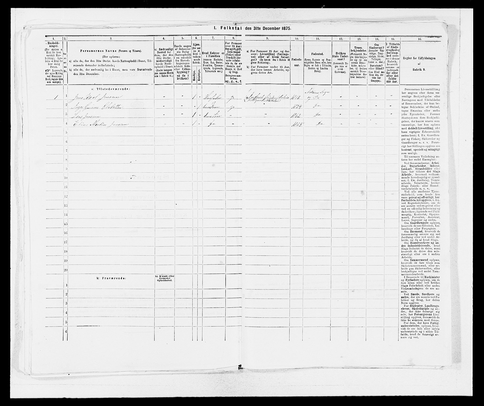 SAB, 1875 census for 1247P Askøy, 1875, p. 1375