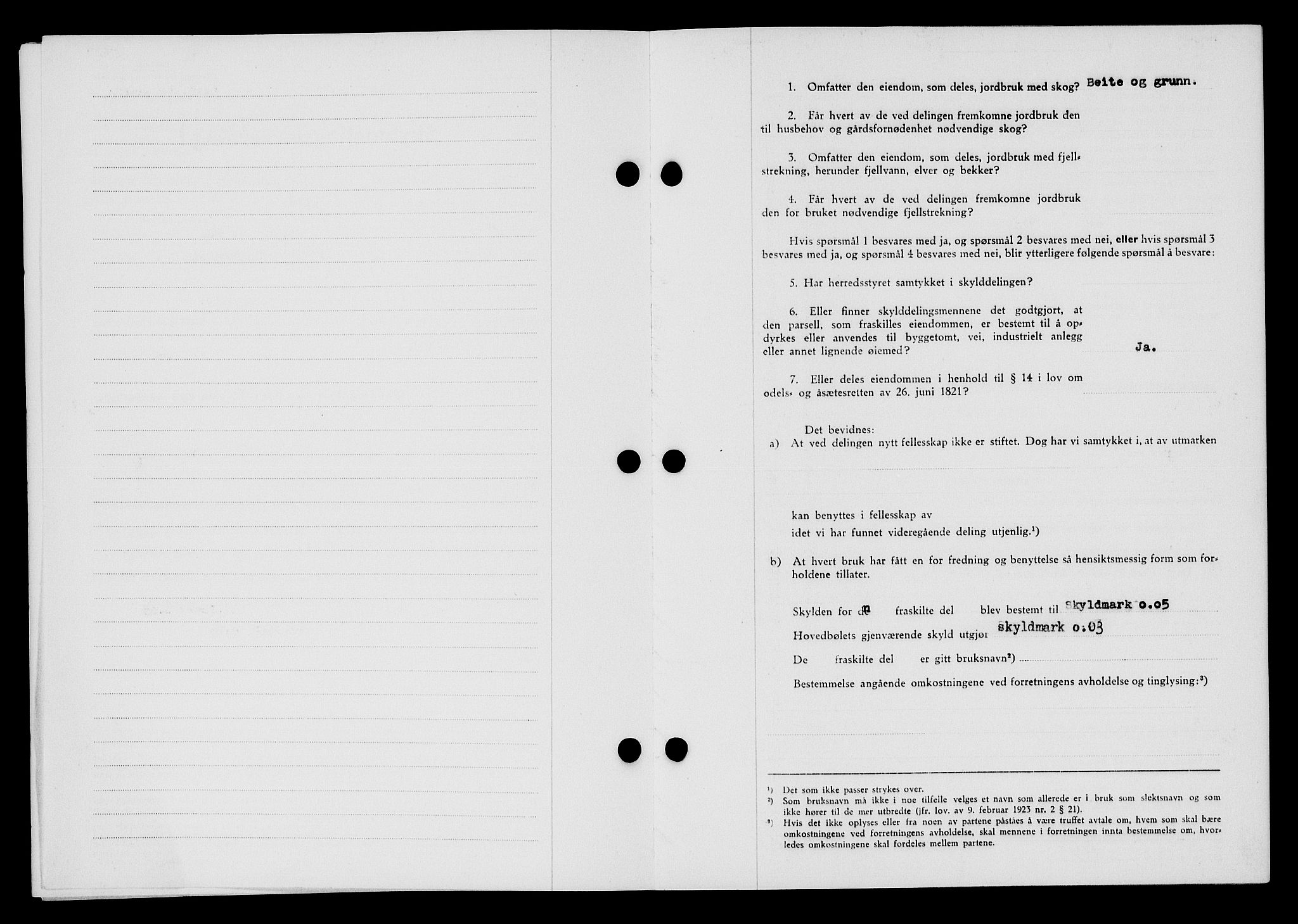 Flekkefjord sorenskriveri, SAK/1221-0001/G/Gb/Gba/L0059: Mortgage book no. A-7, 1944-1945, Diary no: : 230/1944
