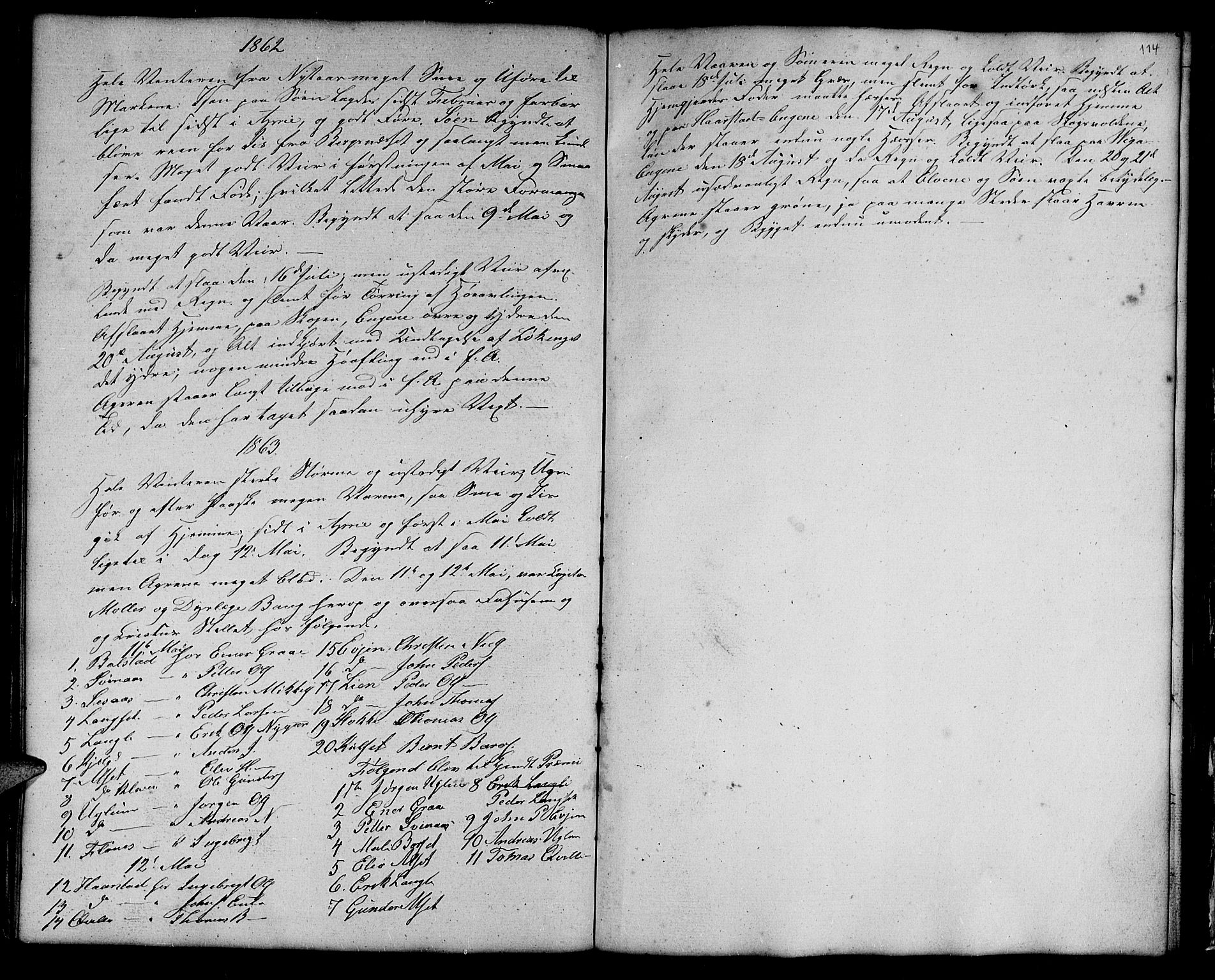 Ministerialprotokoller, klokkerbøker og fødselsregistre - Sør-Trøndelag, SAT/A-1456/695/L1154: Parish register (copy) no. 695C05, 1842-1858, p. 114