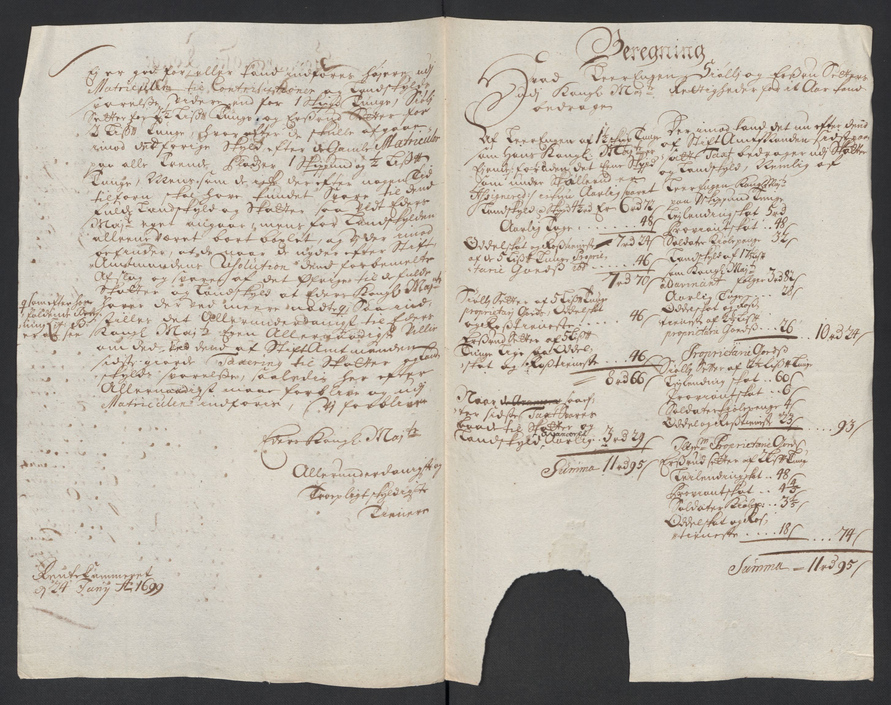 Rentekammeret inntil 1814, Reviderte regnskaper, Fogderegnskap, RA/EA-4092/R12/L0715: Fogderegnskap Øvre Romerike, 1698-1701, p. 150