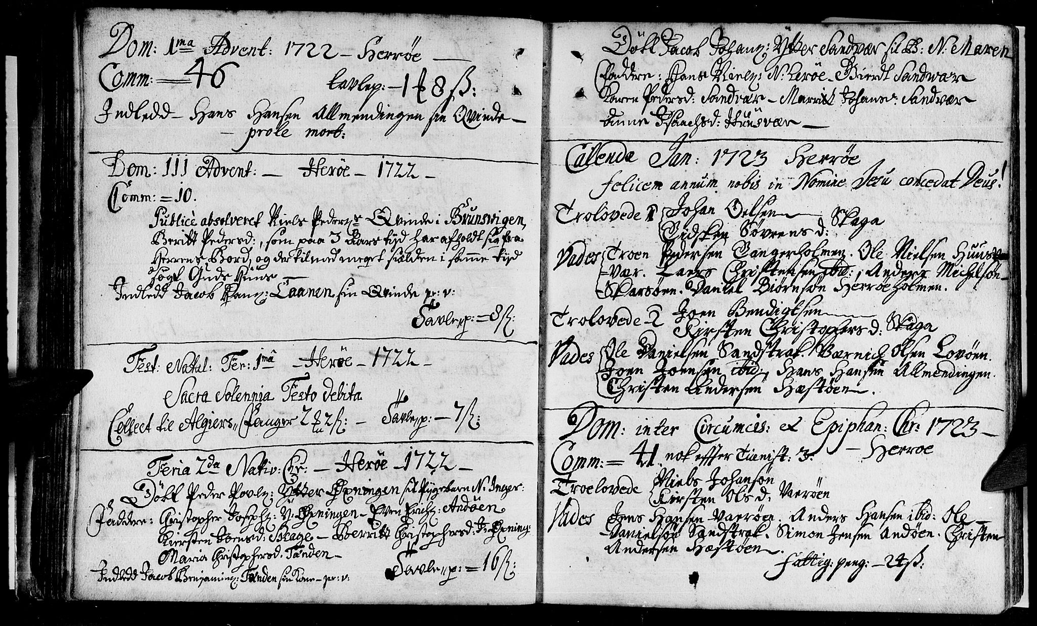 Ministerialprotokoller, klokkerbøker og fødselsregistre - Nordland, AV/SAT-A-1459/834/L0503: Parish register (official) no. 834A01, 1714-1737