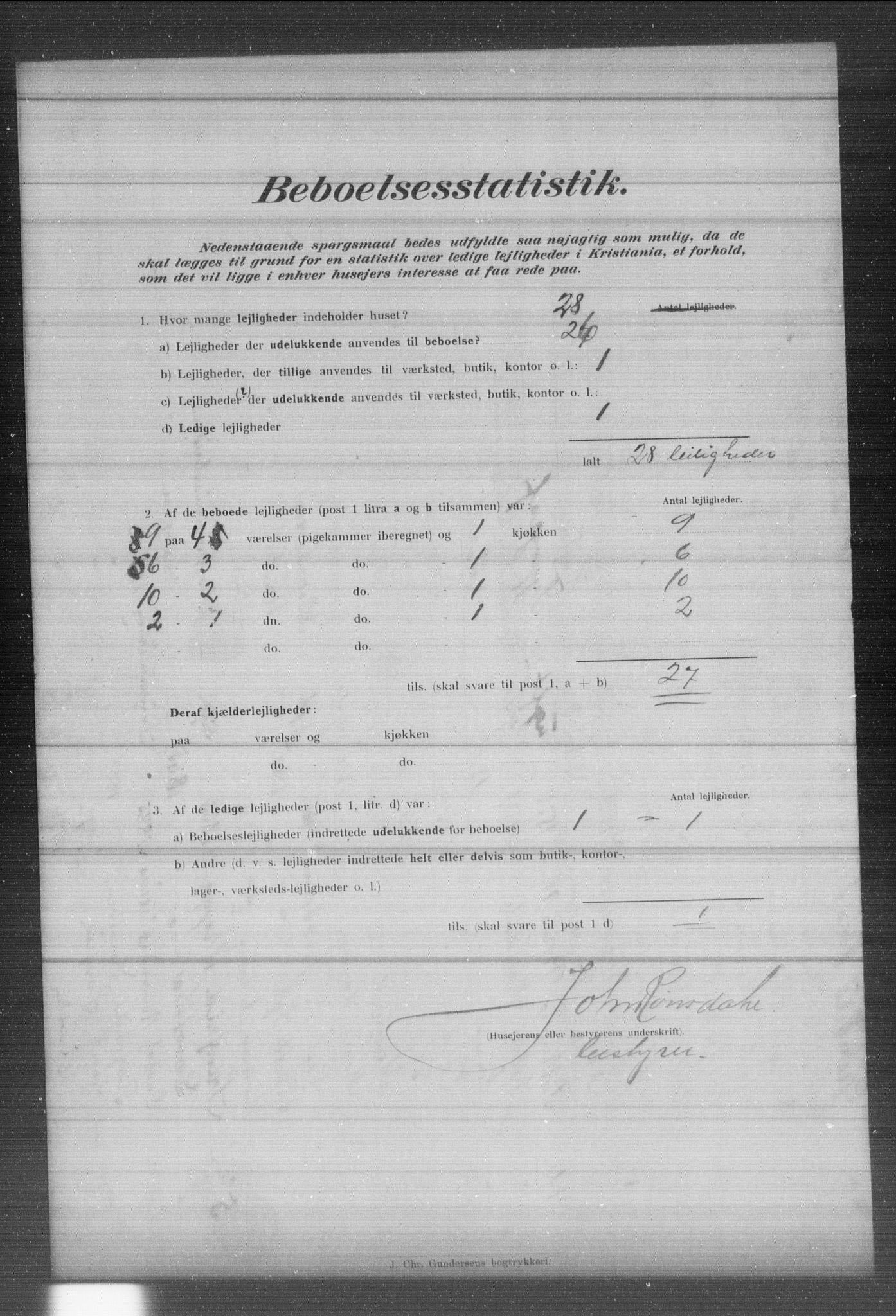 OBA, Municipal Census 1902 for Kristiania, 1902, p. 1659