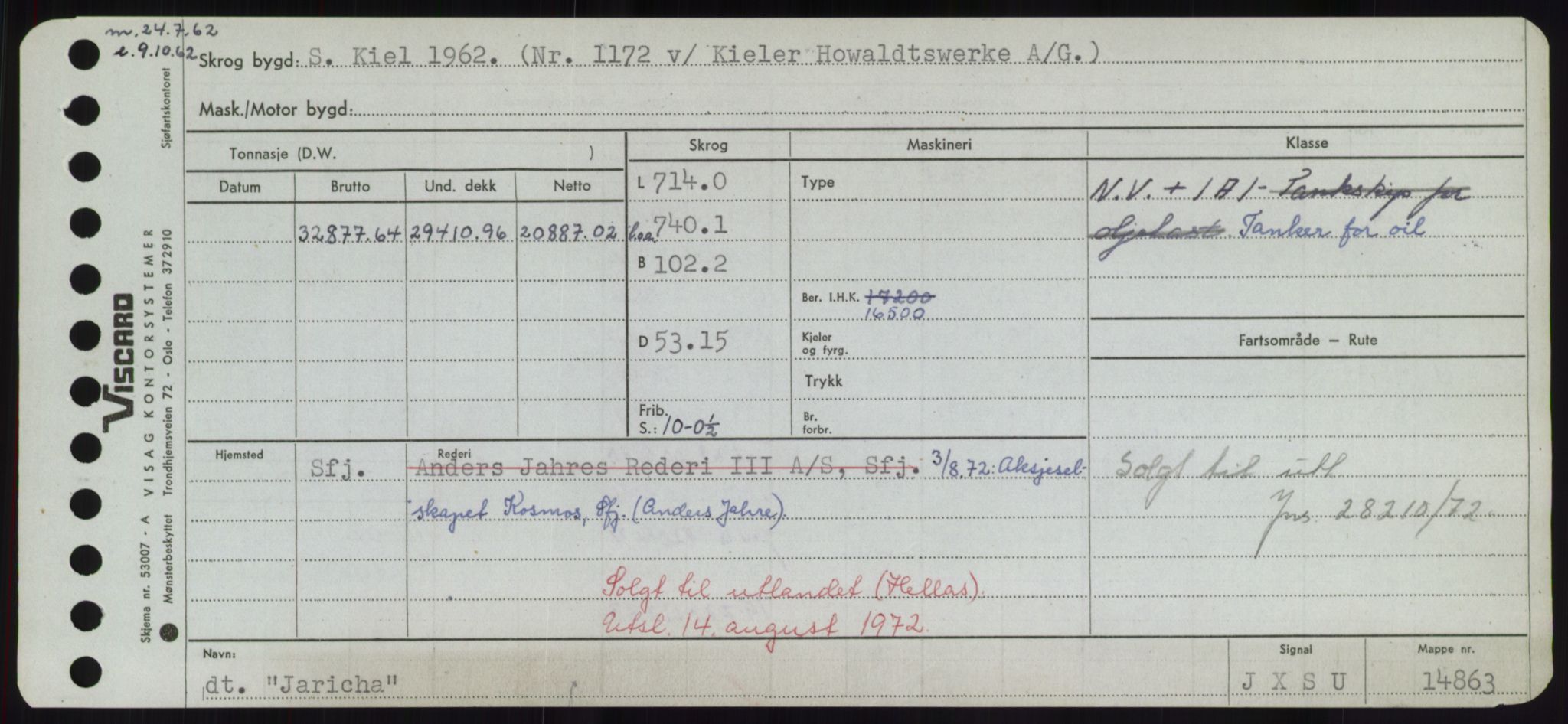 Sjøfartsdirektoratet med forløpere, Skipsmålingen, RA/S-1627/H/Hd/L0019: Fartøy, J, p. 223