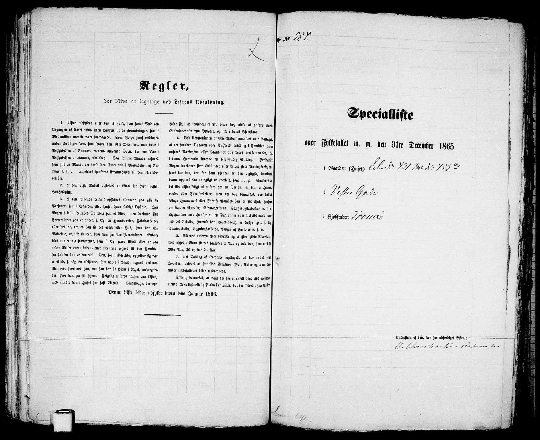 RA, 1865 census for Tromsø, 1865, p. 584